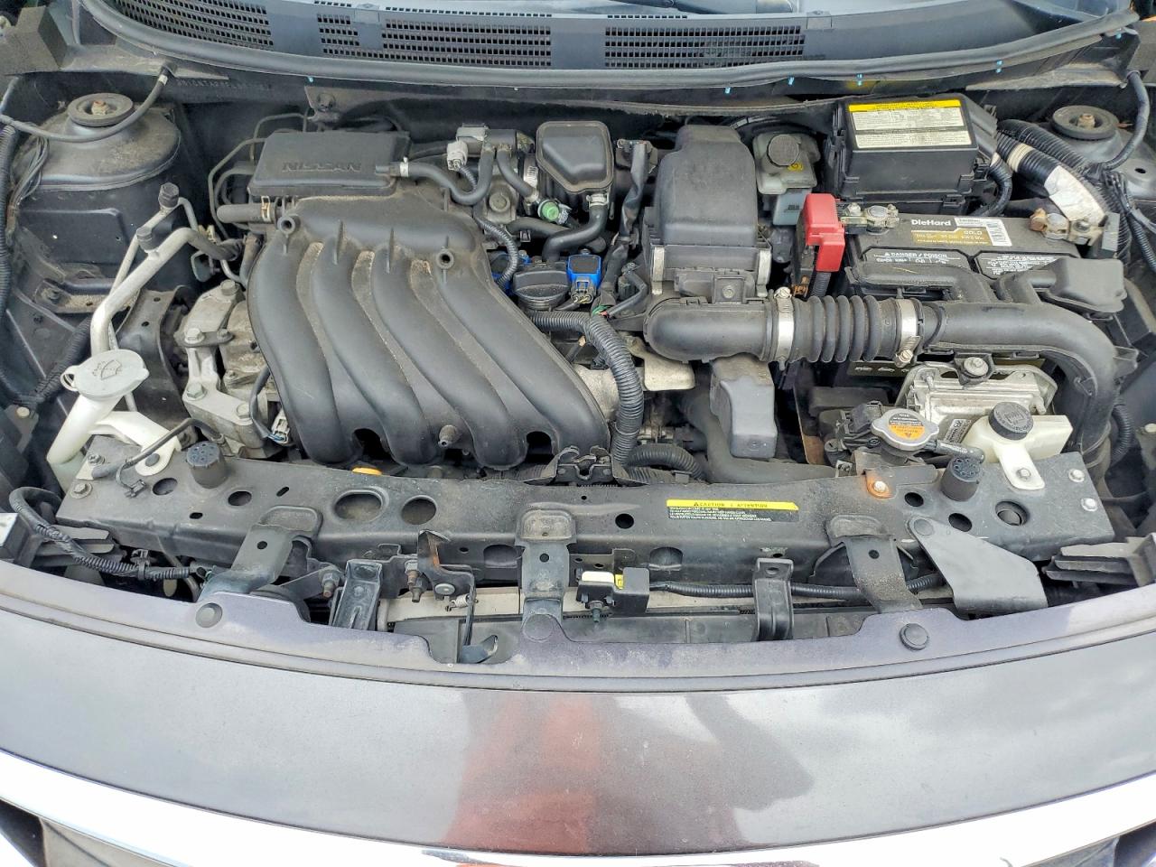 2015 Nissan Versa 1.6 Sv Gray vin: 3N1CN7AP6FL897682