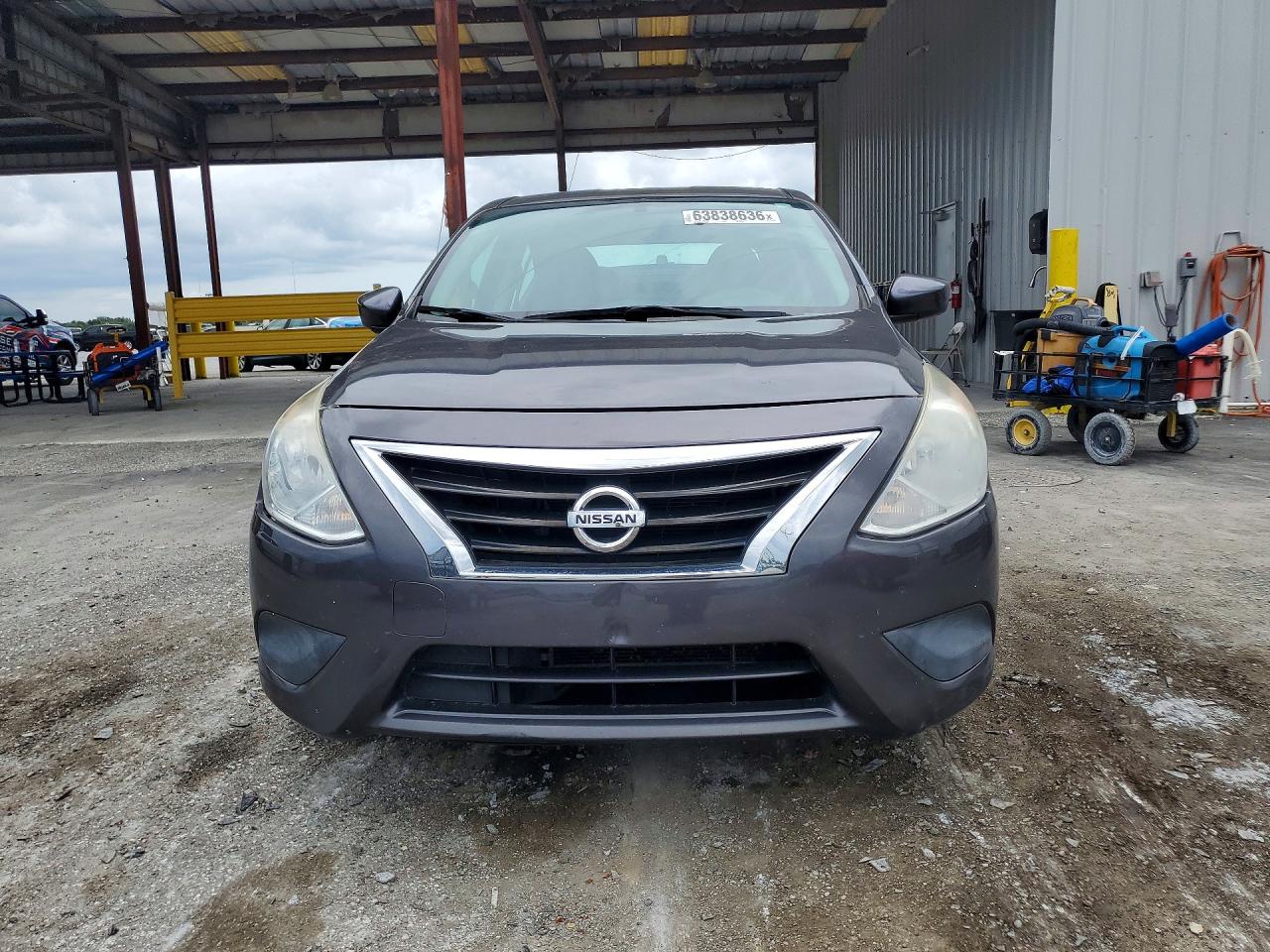2015 Nissan Versa 1.6 Sv Gray vin: 3N1CN7AP6FL897682
