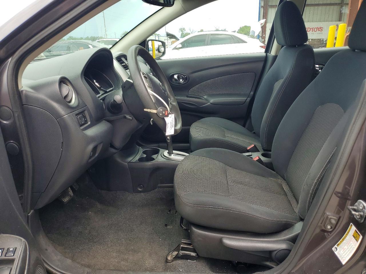 2015 Nissan Versa 1.6 Sv Gray vin: 3N1CN7AP6FL897682