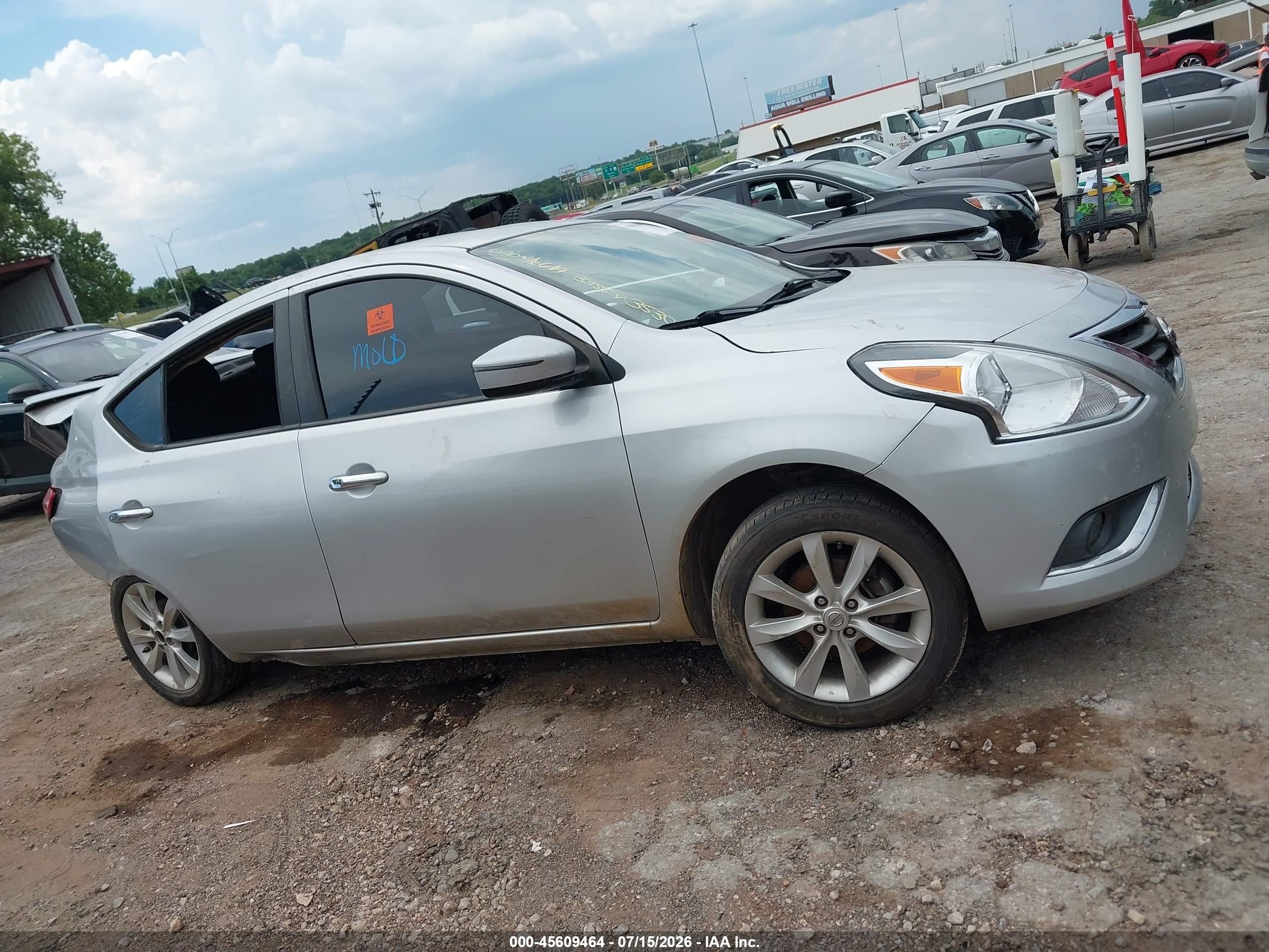 2015 Nissan Versa 1.6 Sl Silver vin: 3N1CN7AP6FL943530
