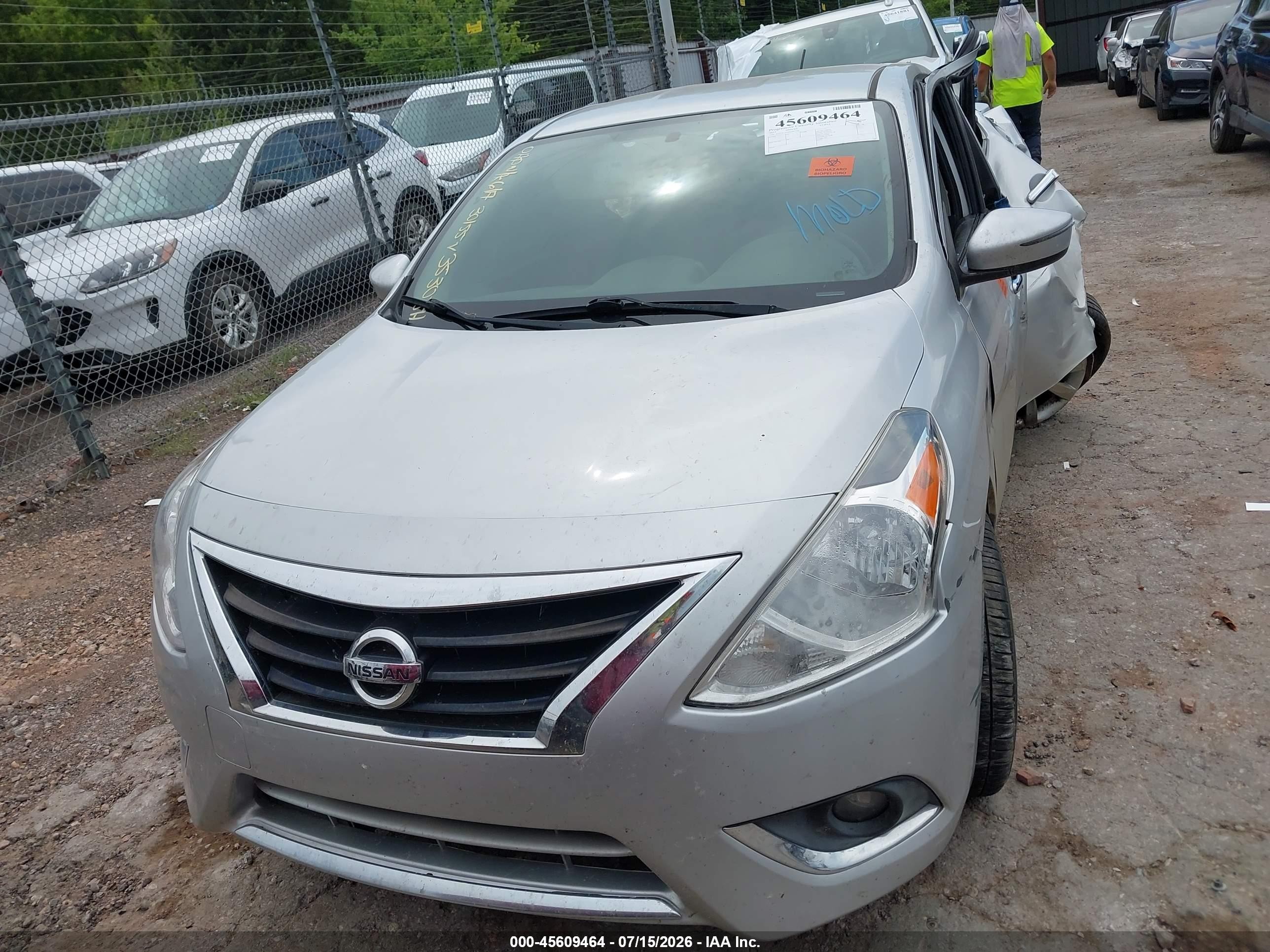 2015 Nissan Versa 1.6 Sl Silver vin: 3N1CN7AP6FL943530