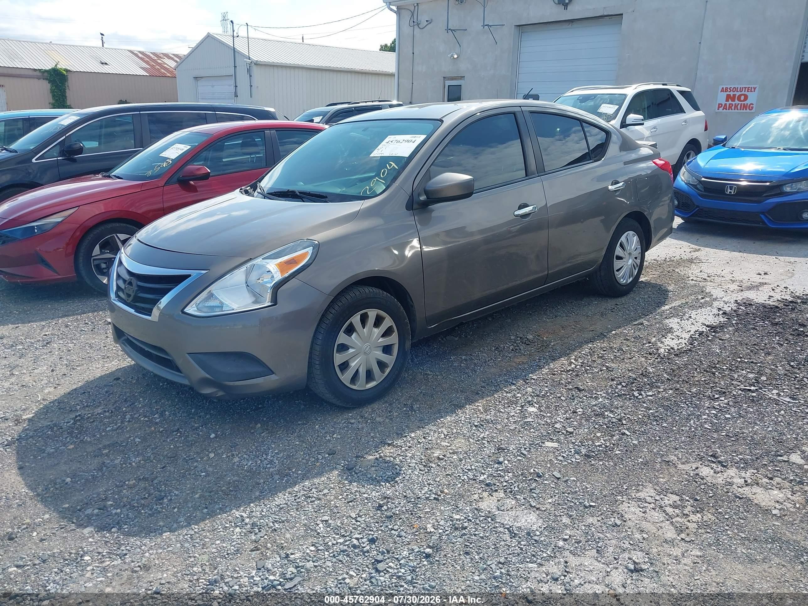 2015 Nissan Versa 1.6 Sv Brown vin: 3N1CN7AP6FL954849