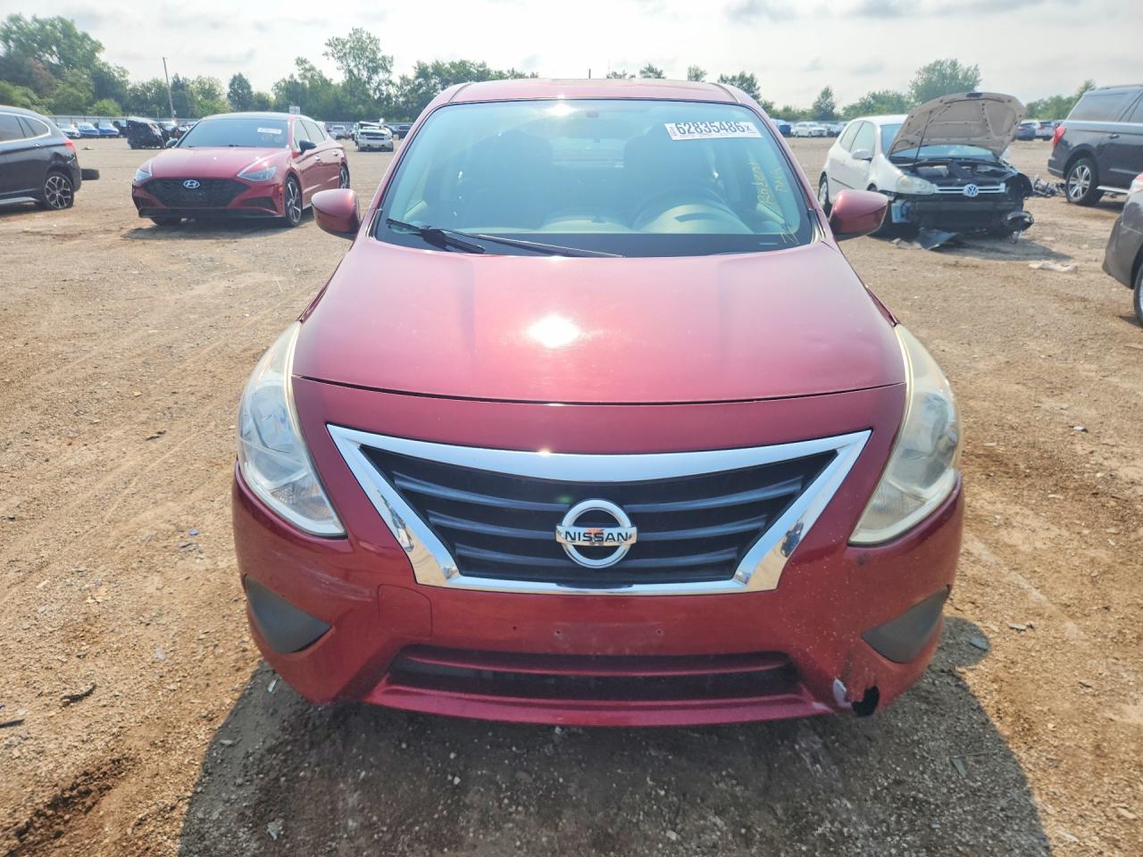 2016 Nissan Versa 1.6 Sv Red vin: 3N1CN7AP6GL871679