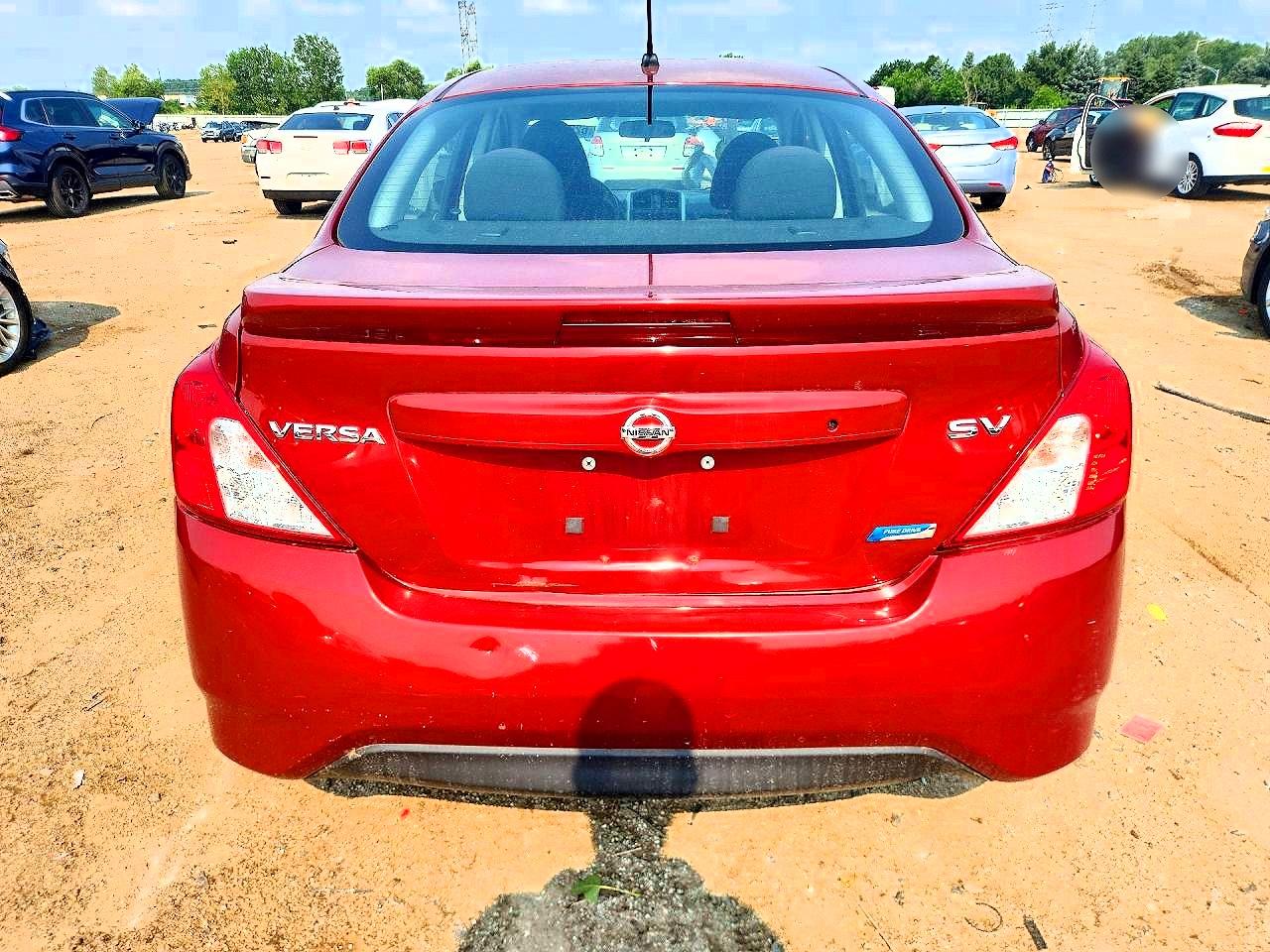 2016 Nissan Versa 1.6 Sv Red vin: 3N1CN7AP6GL871679