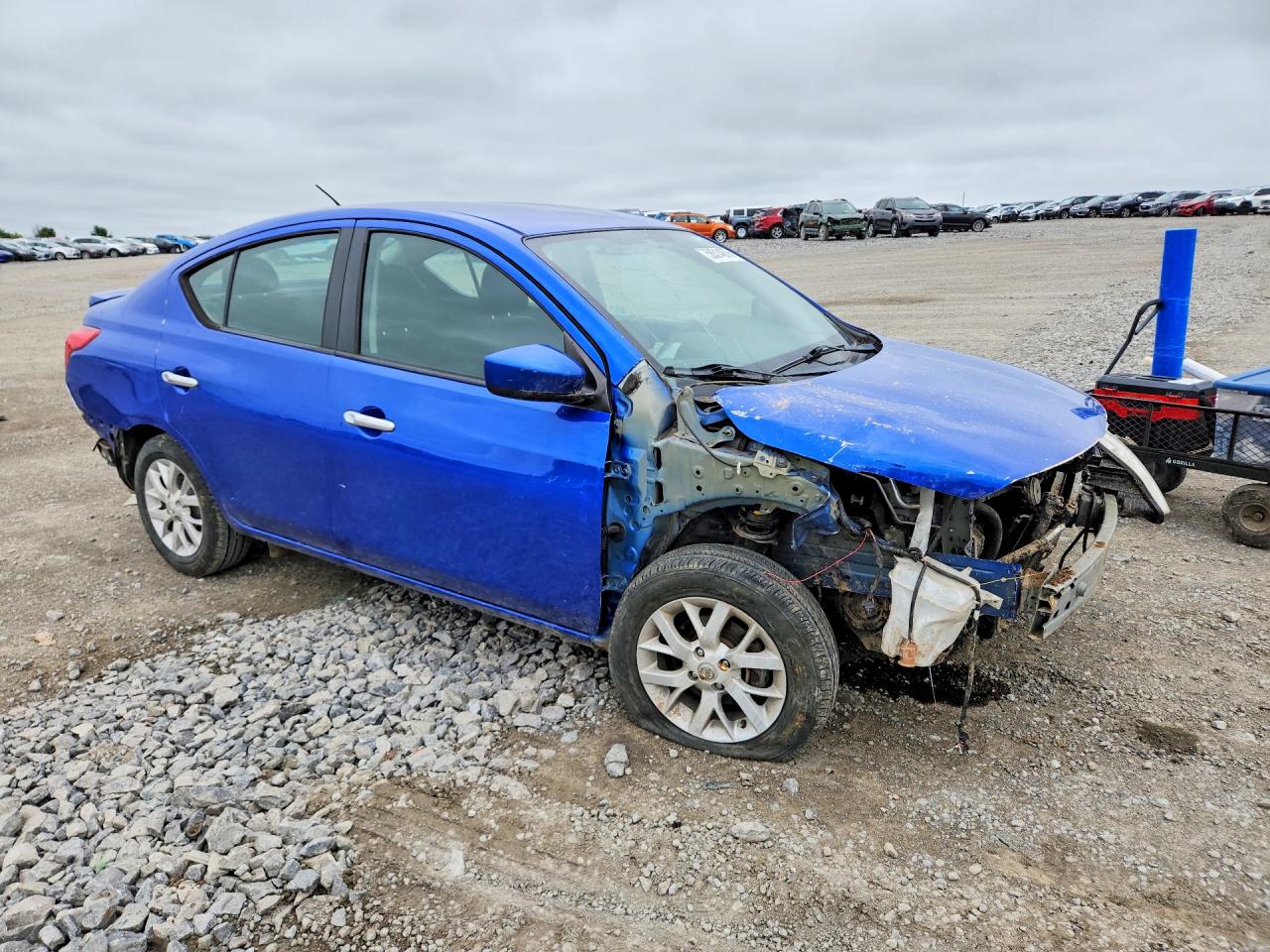 2016 Nissan Versa 1.6 Sv Blue vin: 3N1CN7AP6GL903739