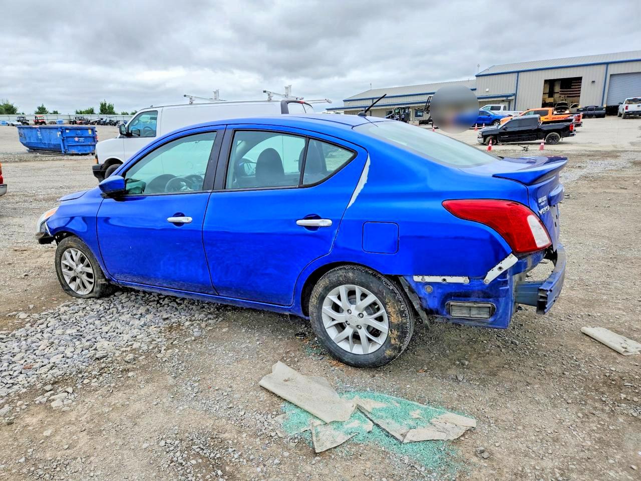 2016 Nissan Versa 1.6 Sv Blue vin: 3N1CN7AP6GL903739