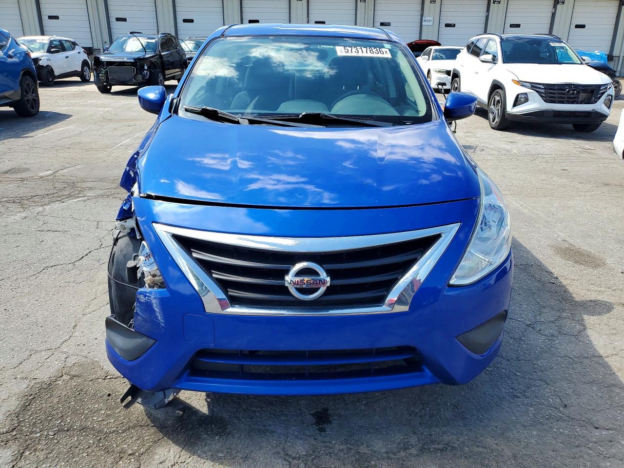 2017 Nissan Versa 1.6 Sv Blue vin: 3N1CN7AP6HL870579