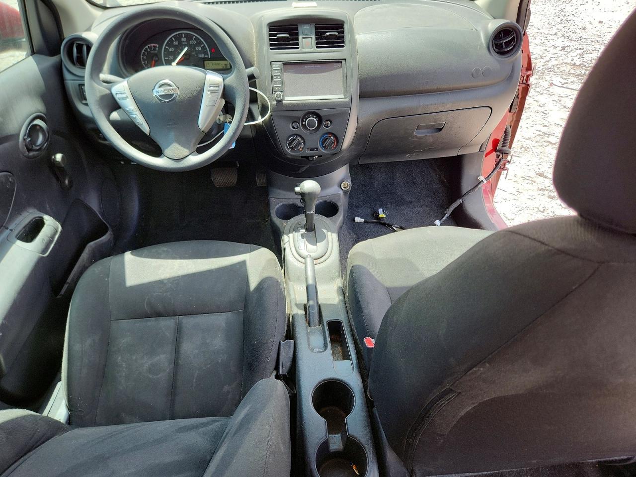 2019 Nissan Versa S Plus Red vin: 3N1CN7AP6KL830154