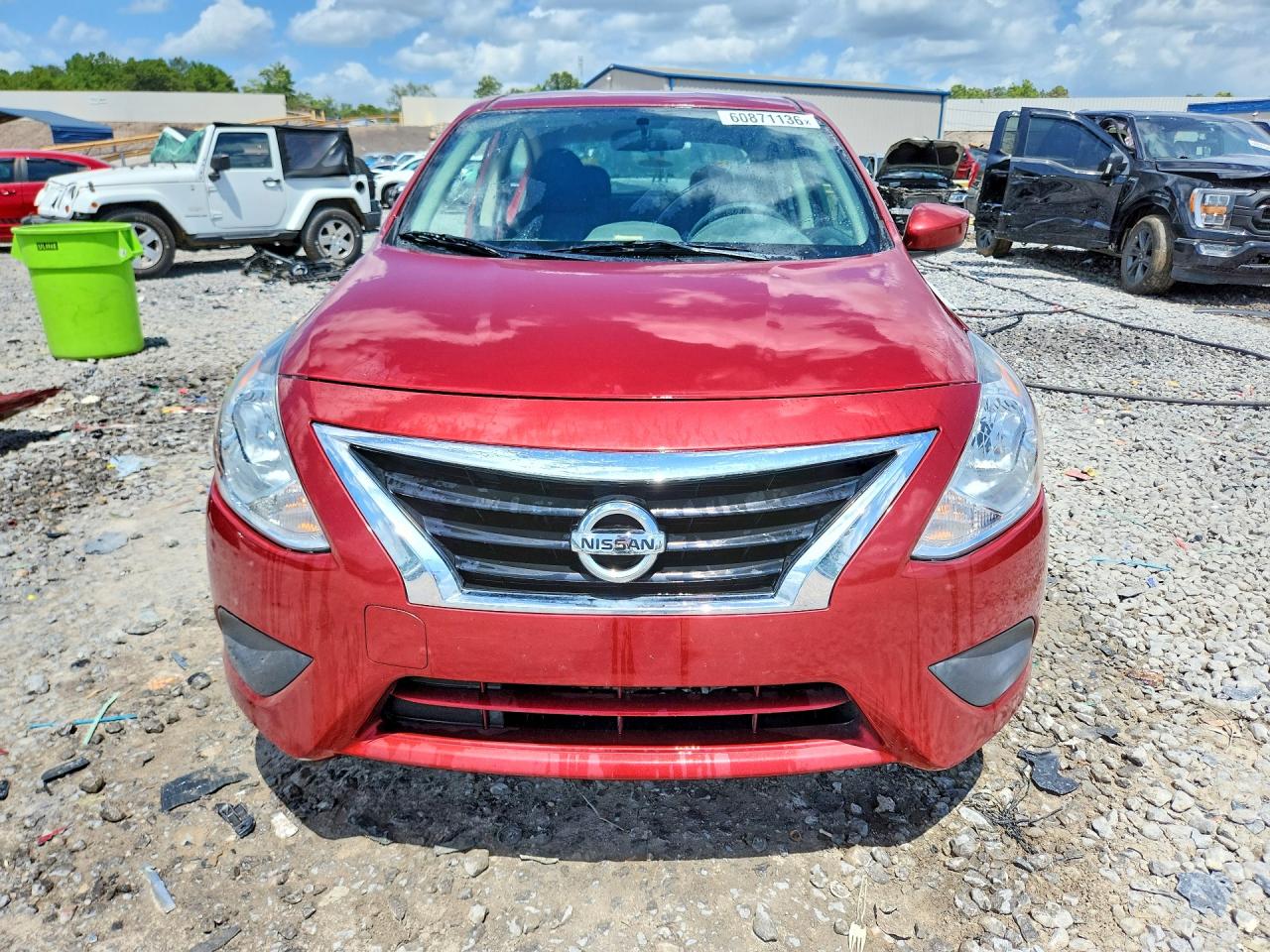 2019 Nissan Versa S Plus Red vin: 3N1CN7AP6KL830154