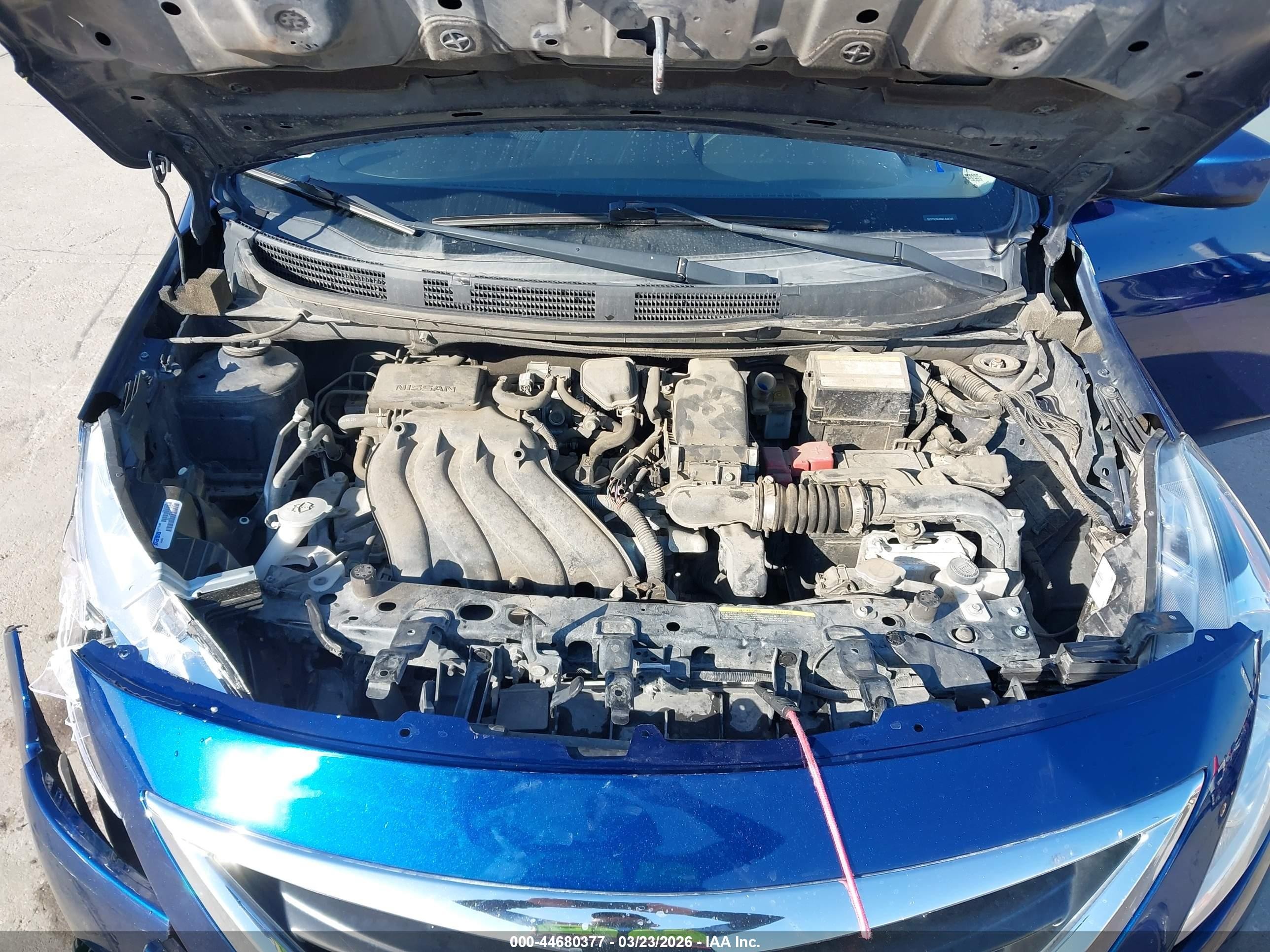 2019 Nissan Versa 1.6 Sv Blue vin: 3N1CN7AP6KL848749