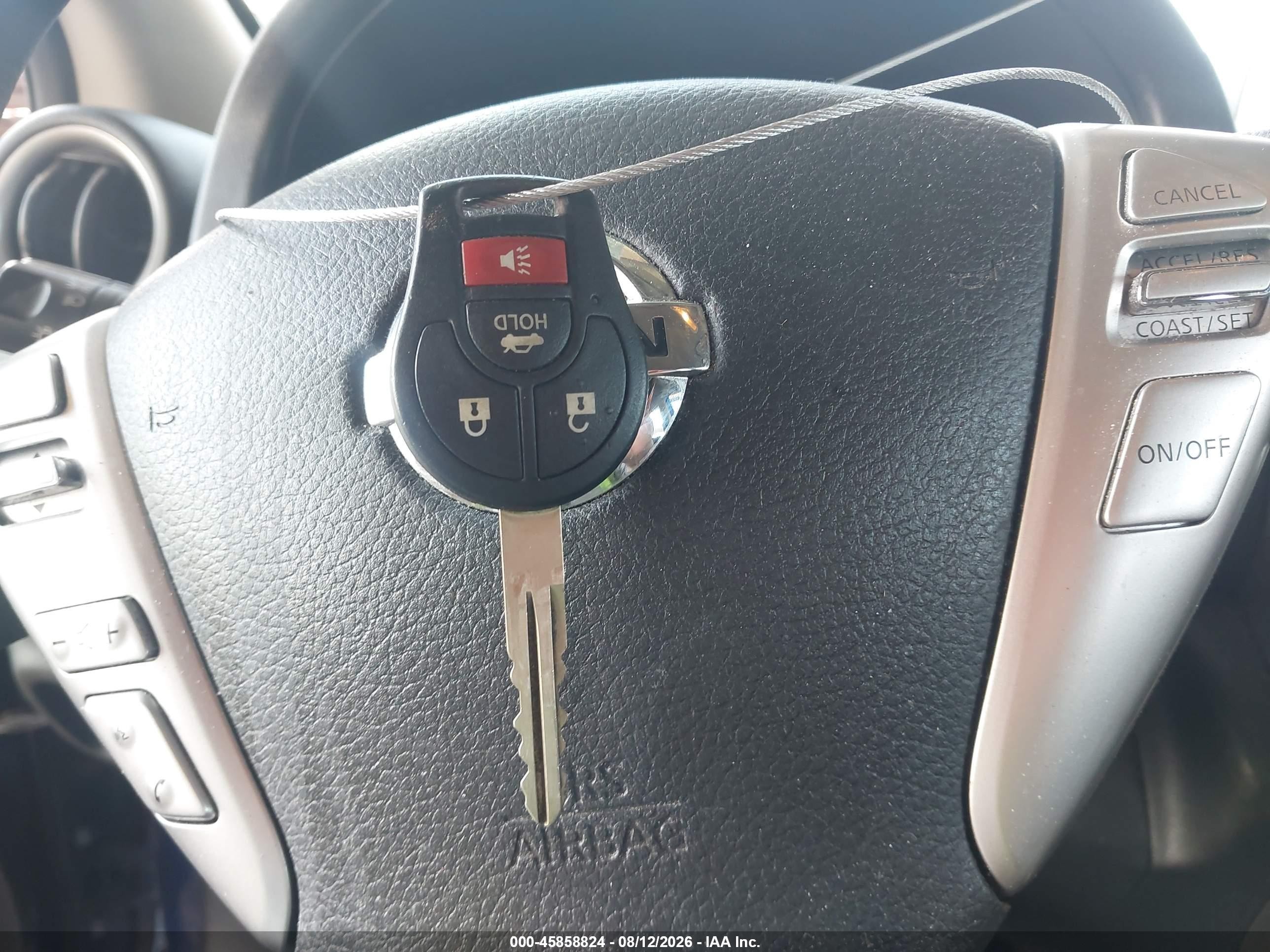 2019 Nissan Versa 1.6 Sv Синий vin: 3N1CN7AP6KL858231