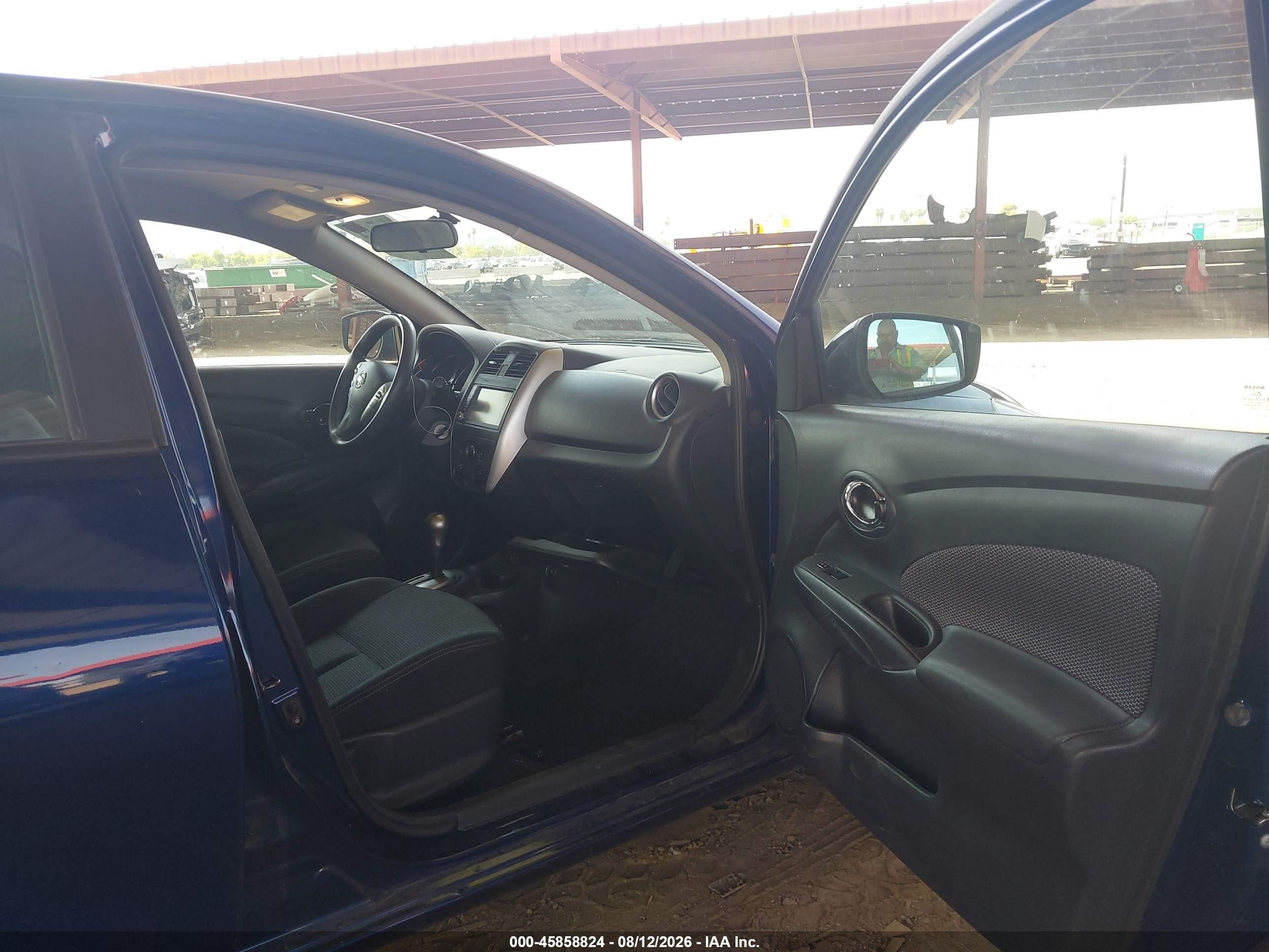 2019 Nissan Versa 1.6 Sv Синий vin: 3N1CN7AP6KL858231