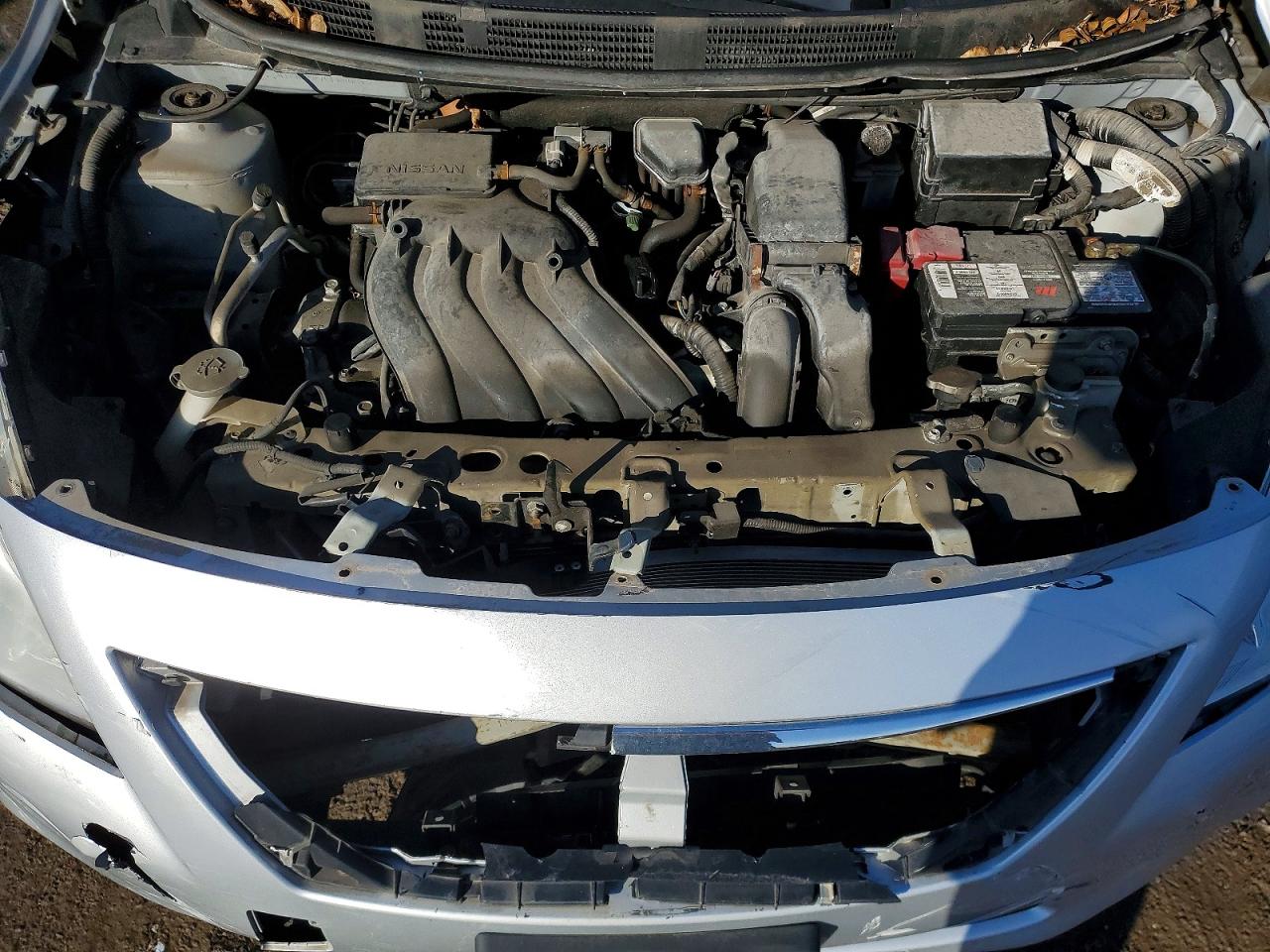 2012 Nissan Versa 1.6 S Серебряный vin: 3N1CN7AP7CL800615