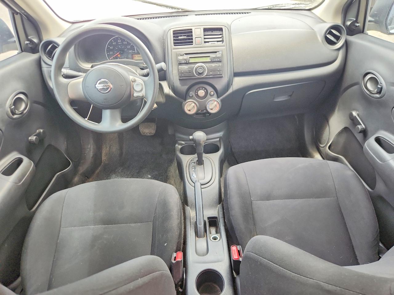 2012 Nissan Versa 1.6 S White vin: 3N1CN7AP7CL831184