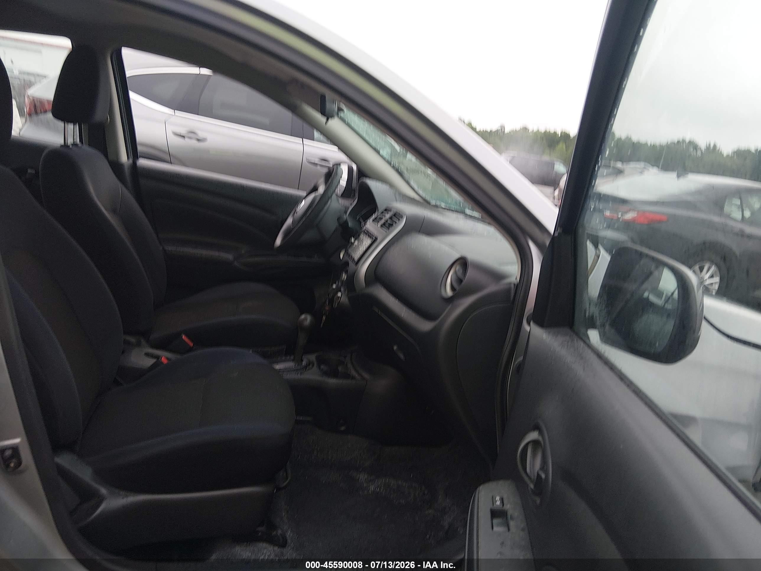 2012 Nissan Versa 1.6 Sv Silver vin: 3N1CN7AP7CL844131