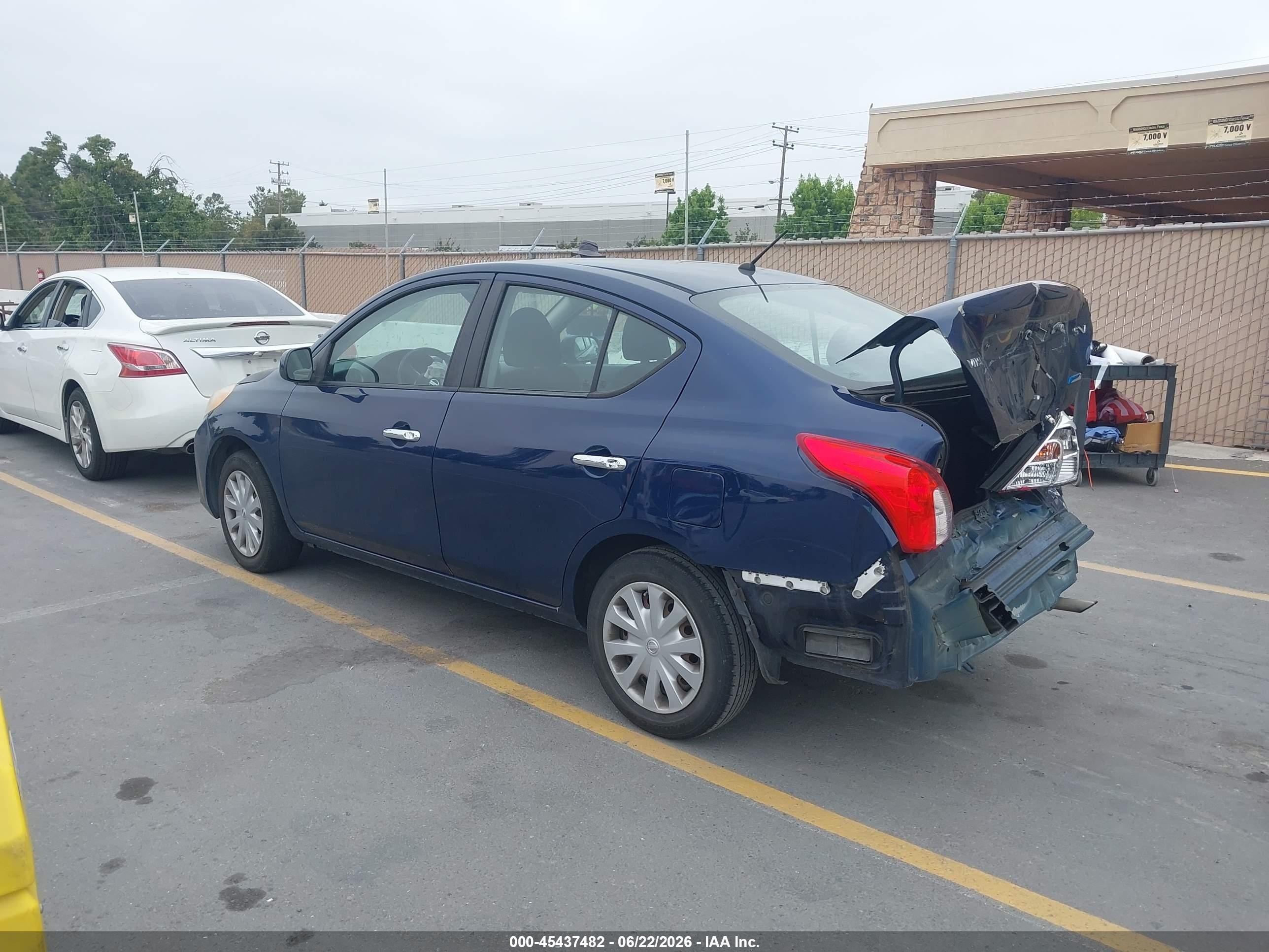 2012 Nissan Versa 1.6 Sv Blue vin: 3N1CN7AP7CL855274