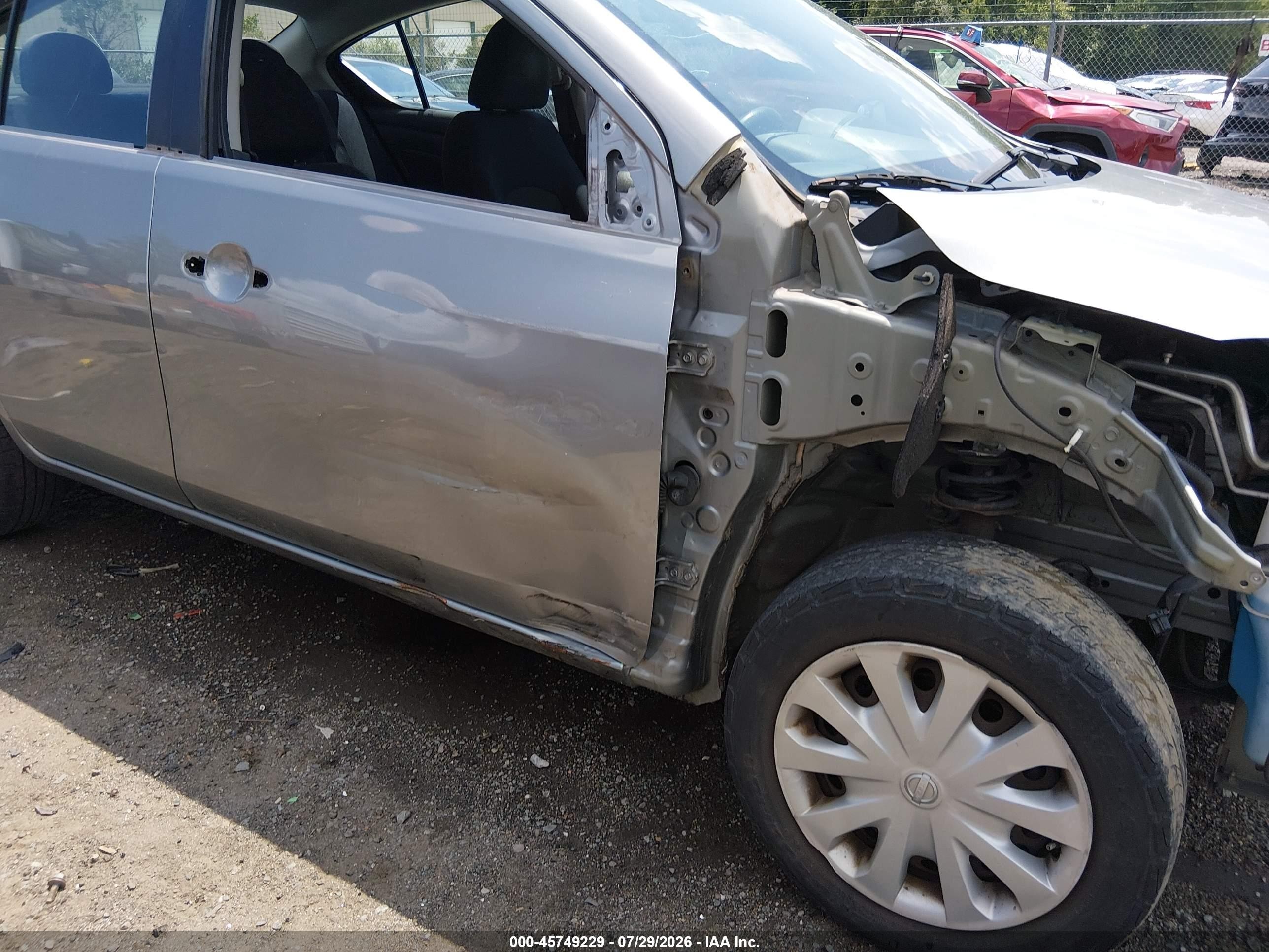2012 Nissan Versa 1.6 Sv Gray vin: 3N1CN7AP7CL885116
