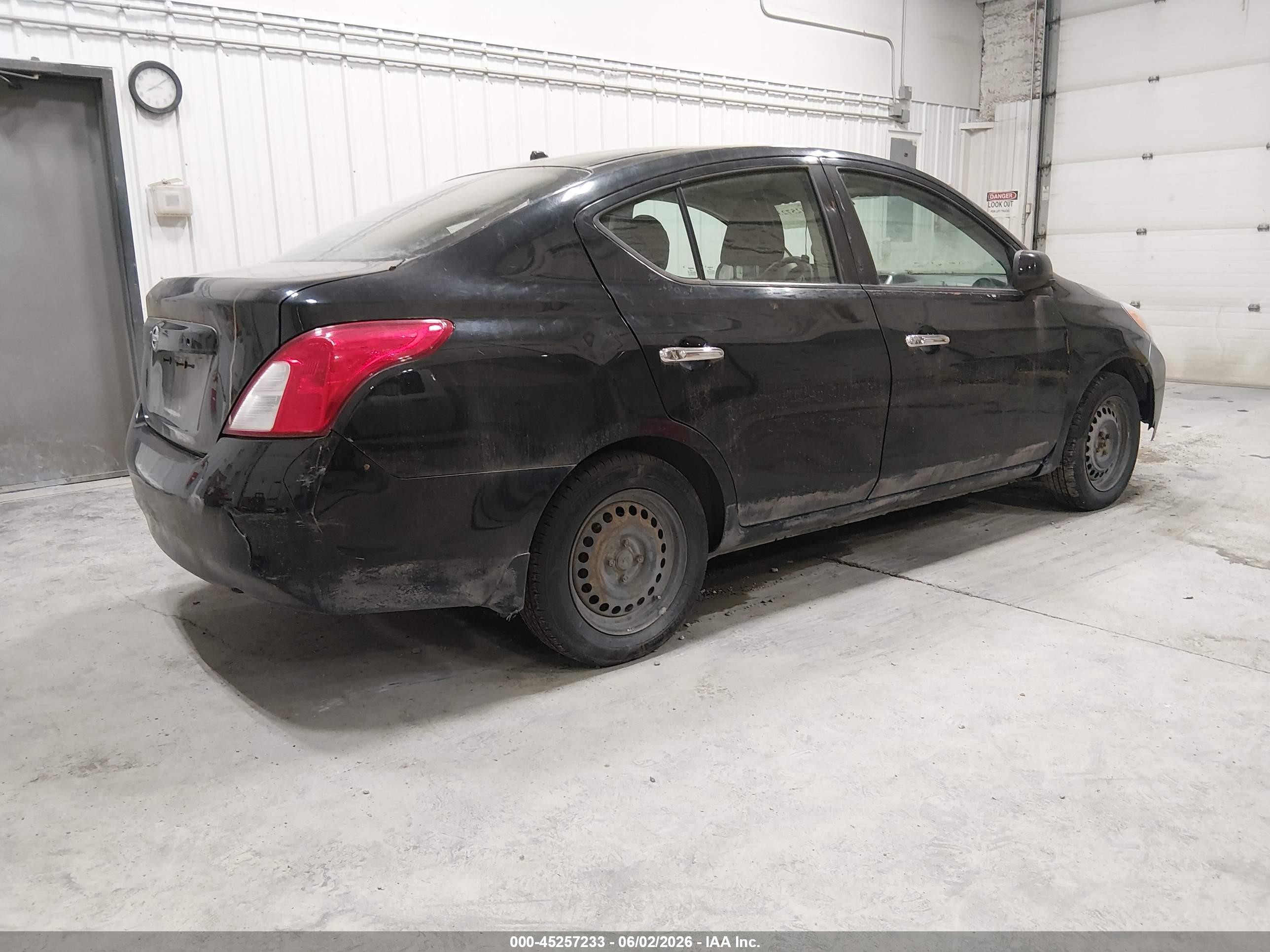 2012 Nissan Versa 1.6 Sv Black vin: 3N1CN7AP7CL894205