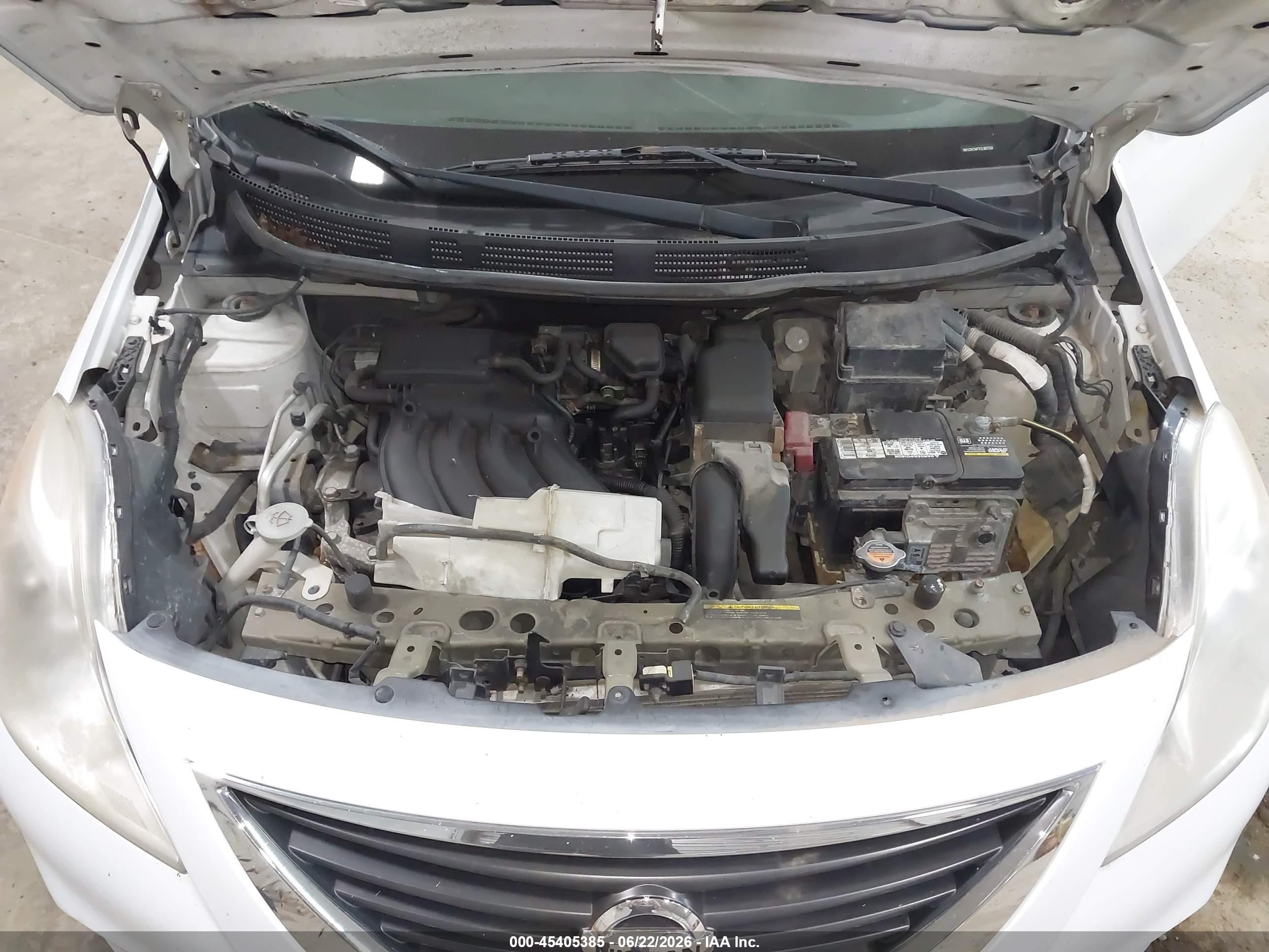 2012 Nissan Versa 1.6 Sv White vin: 3N1CN7AP7CL907230