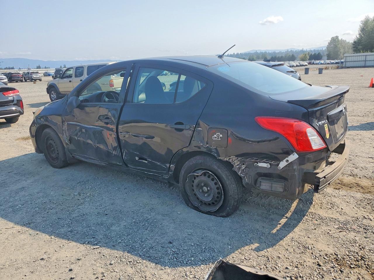 2013 Nissan Versa 1.6 S Black vin: 3N1CN7AP7DL855177