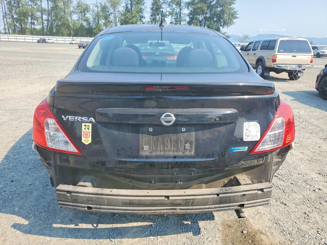 2013 Nissan Versa 1.6 S Black vin: 3N1CN7AP7DL855177