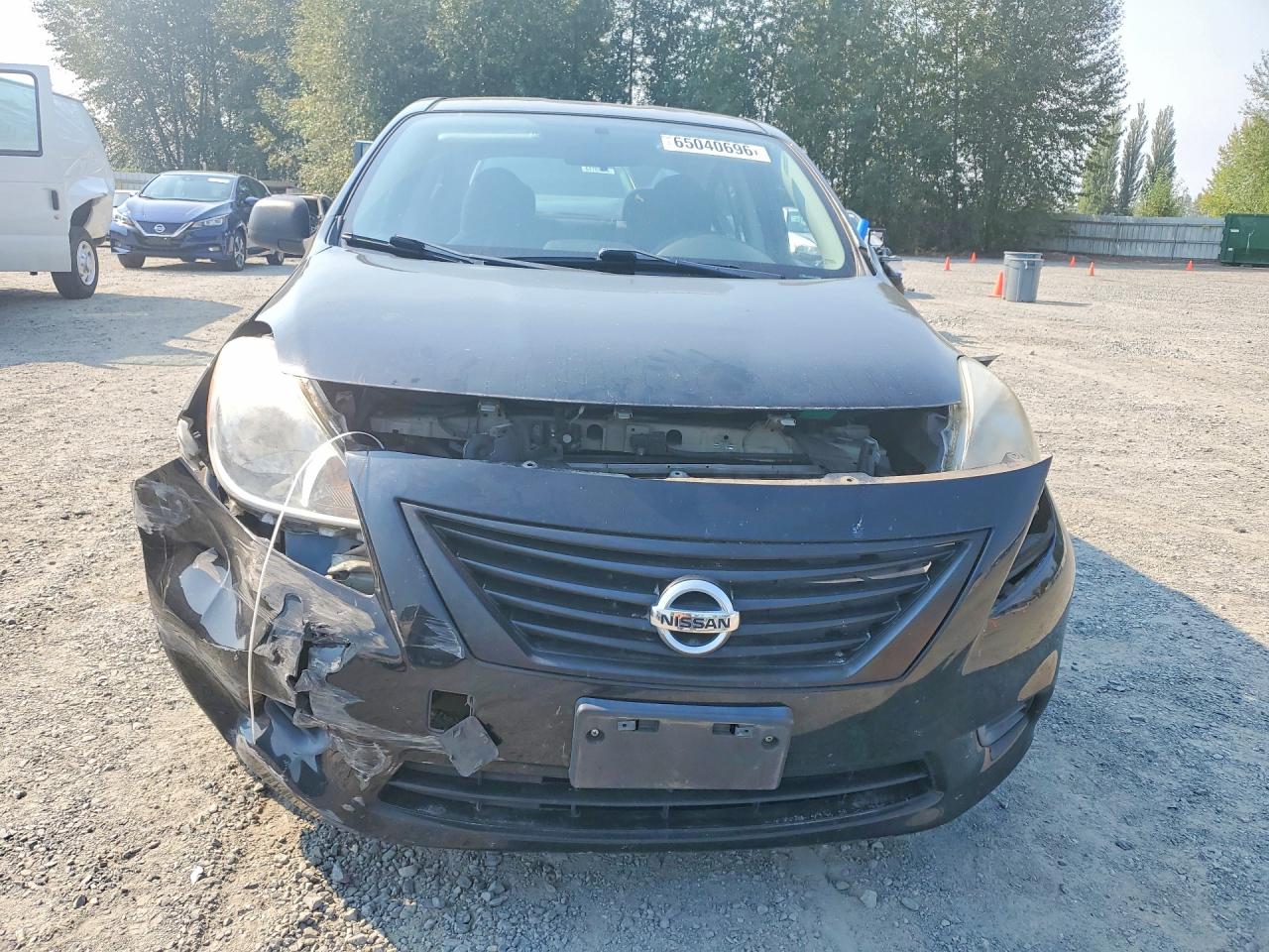 2013 Nissan Versa 1.6 S Black vin: 3N1CN7AP7DL855177