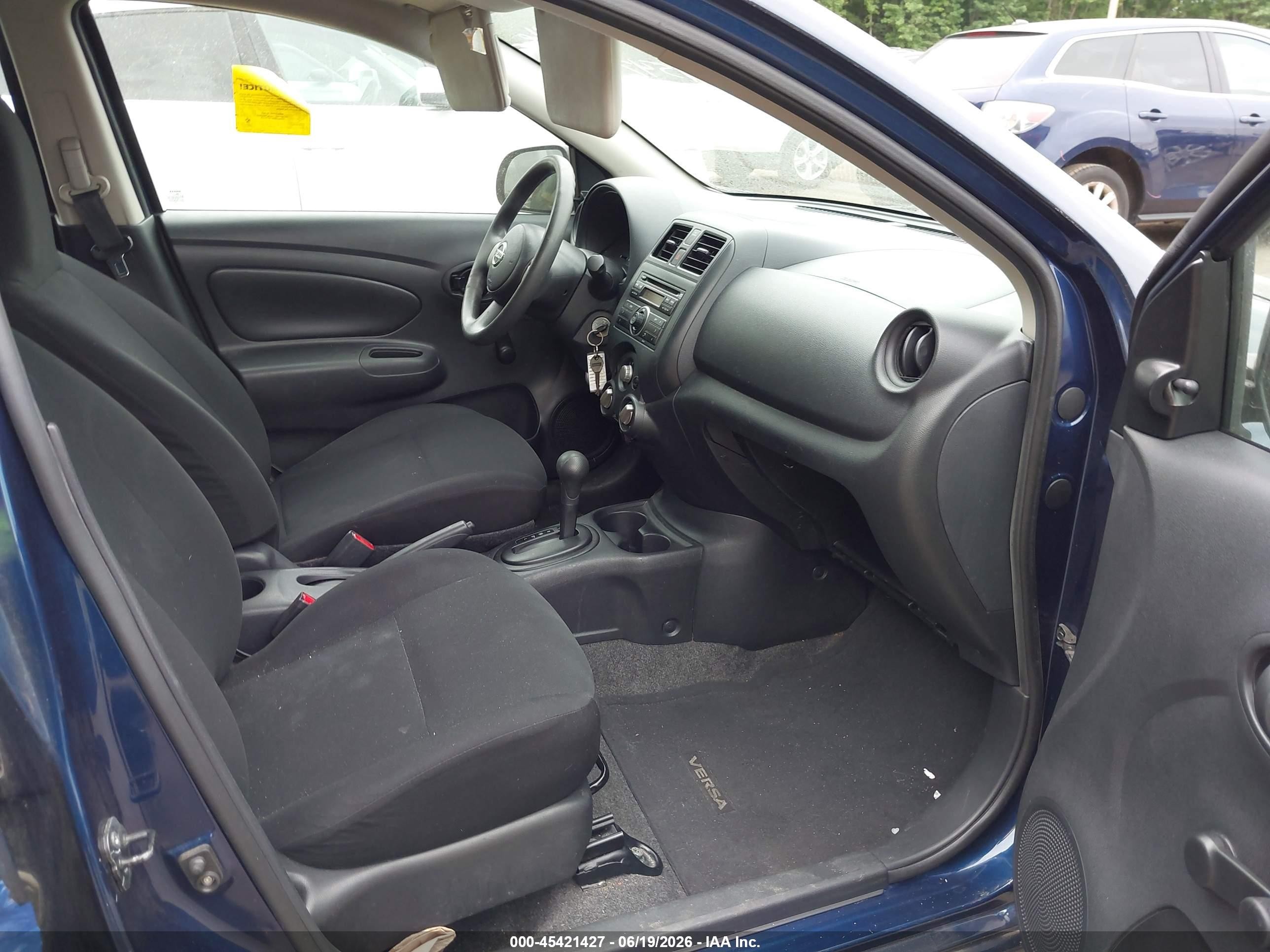 2013 Nissan Versa 1.6 S+ Blue vin: 3N1CN7AP7DL871332