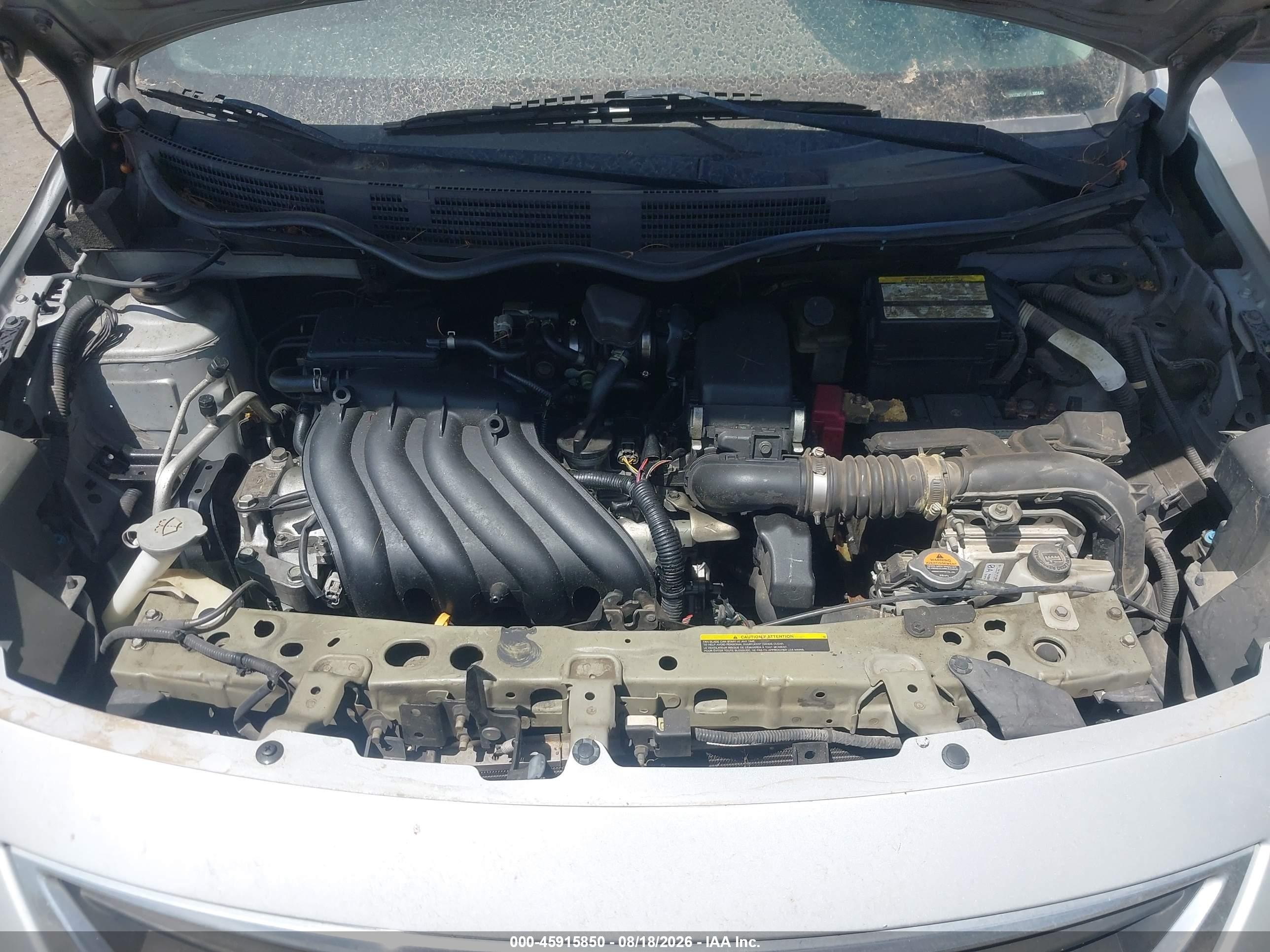 2013 Nissan Versa 1.6 Sv Silver vin: 3N1CN7AP7DL885649