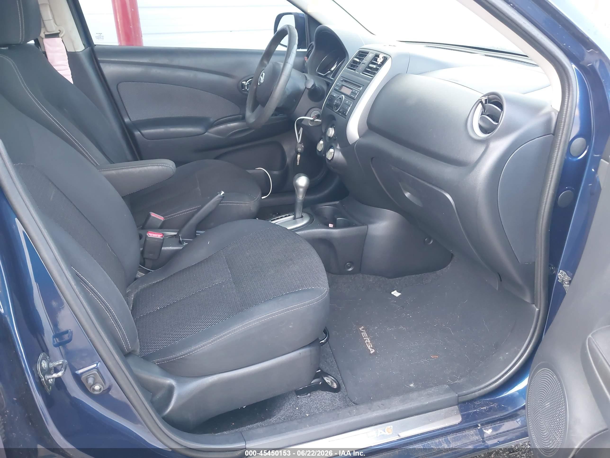 2014 Nissan Versa 1.6 Sv Blue vin: 3N1CN7AP7EL813237
