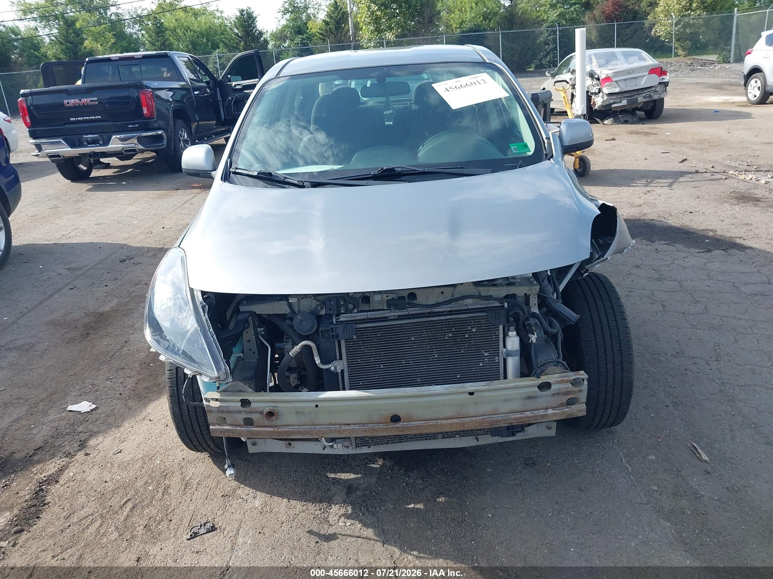 2014 Nissan Versa 1.6 Sl Gray vin: 3N1CN7AP7EL836940