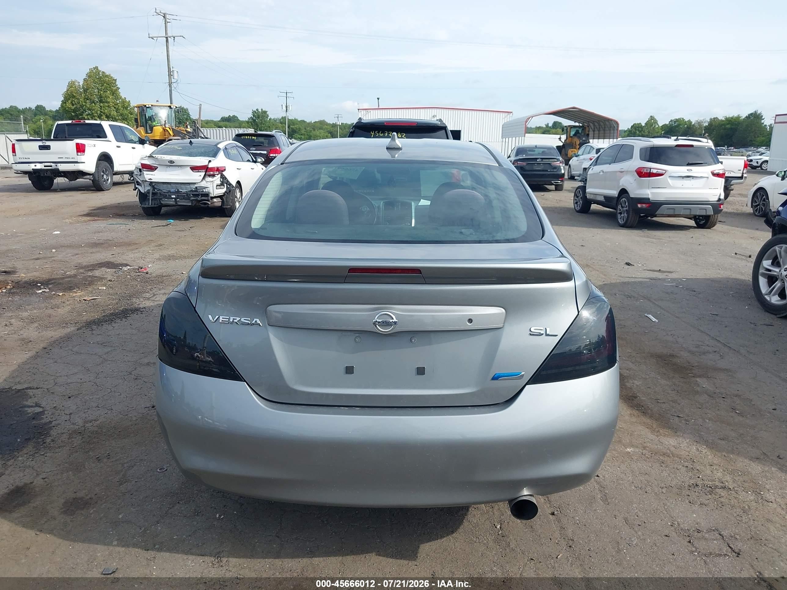 2014 Nissan Versa 1.6 Sl Gray vin: 3N1CN7AP7EL836940