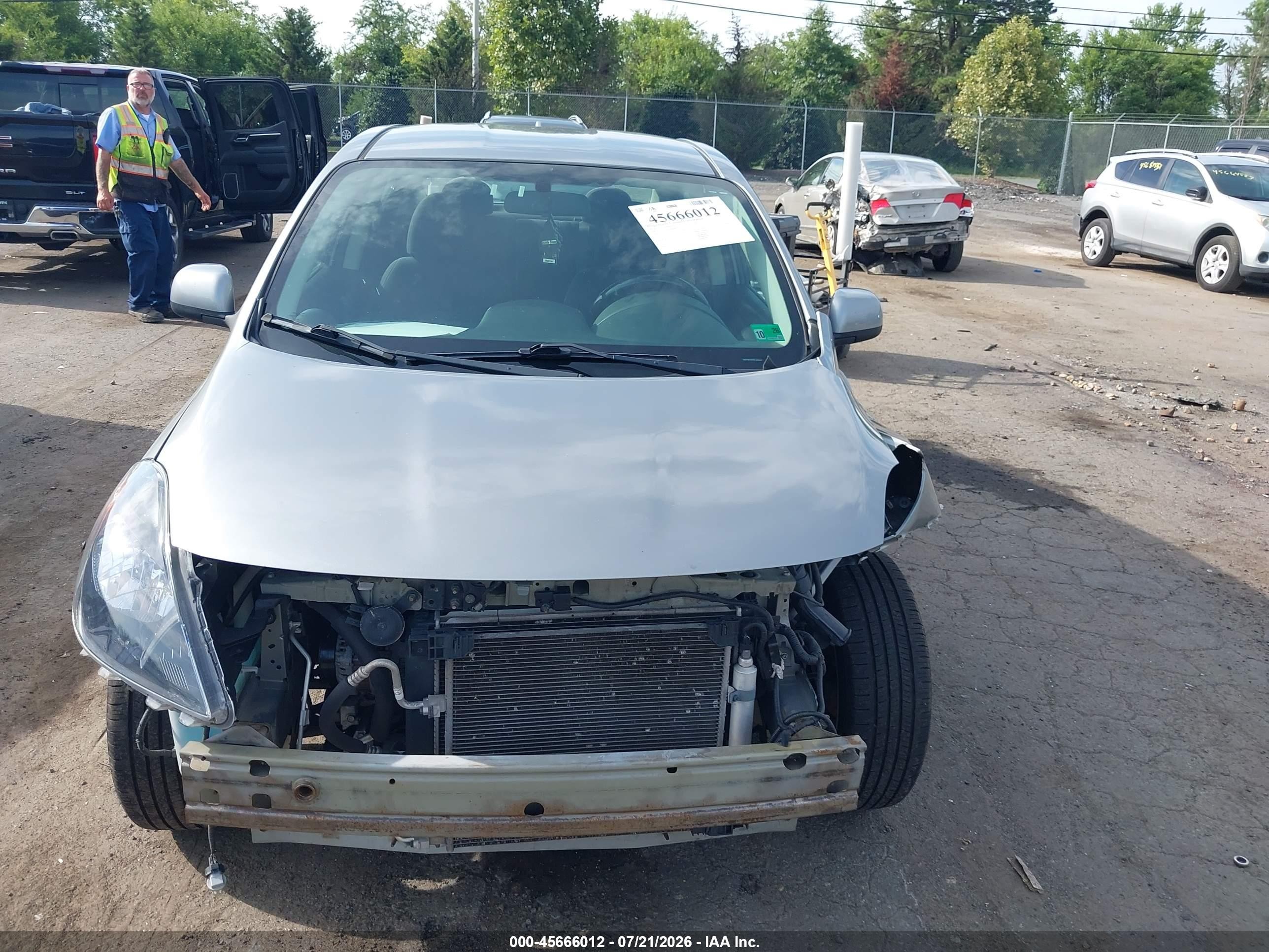 2014 Nissan Versa 1.6 Sl Gray vin: 3N1CN7AP7EL836940