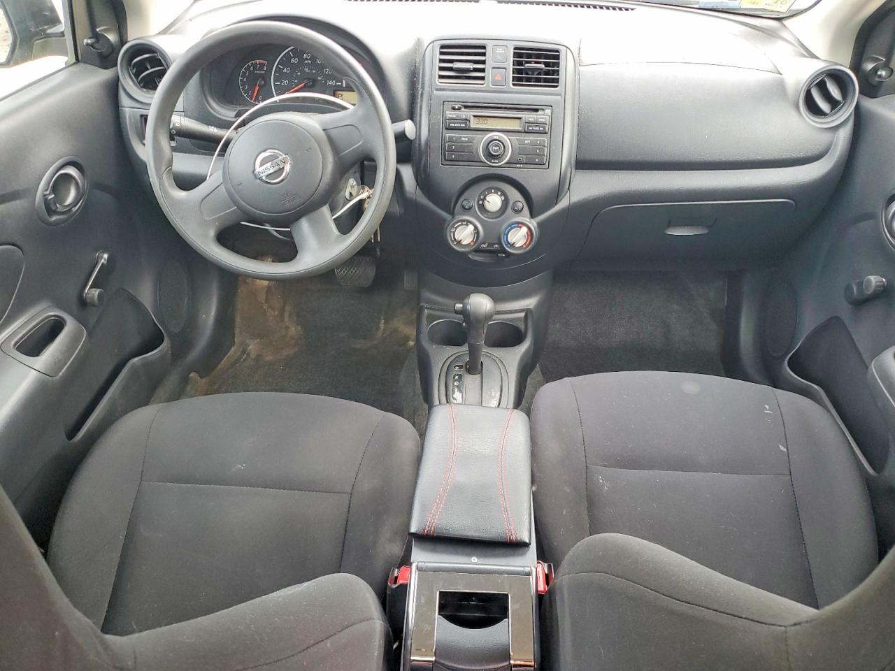 2014 Nissan Versa 1.6 S Silver vin: 3N1CN7AP7EL845458