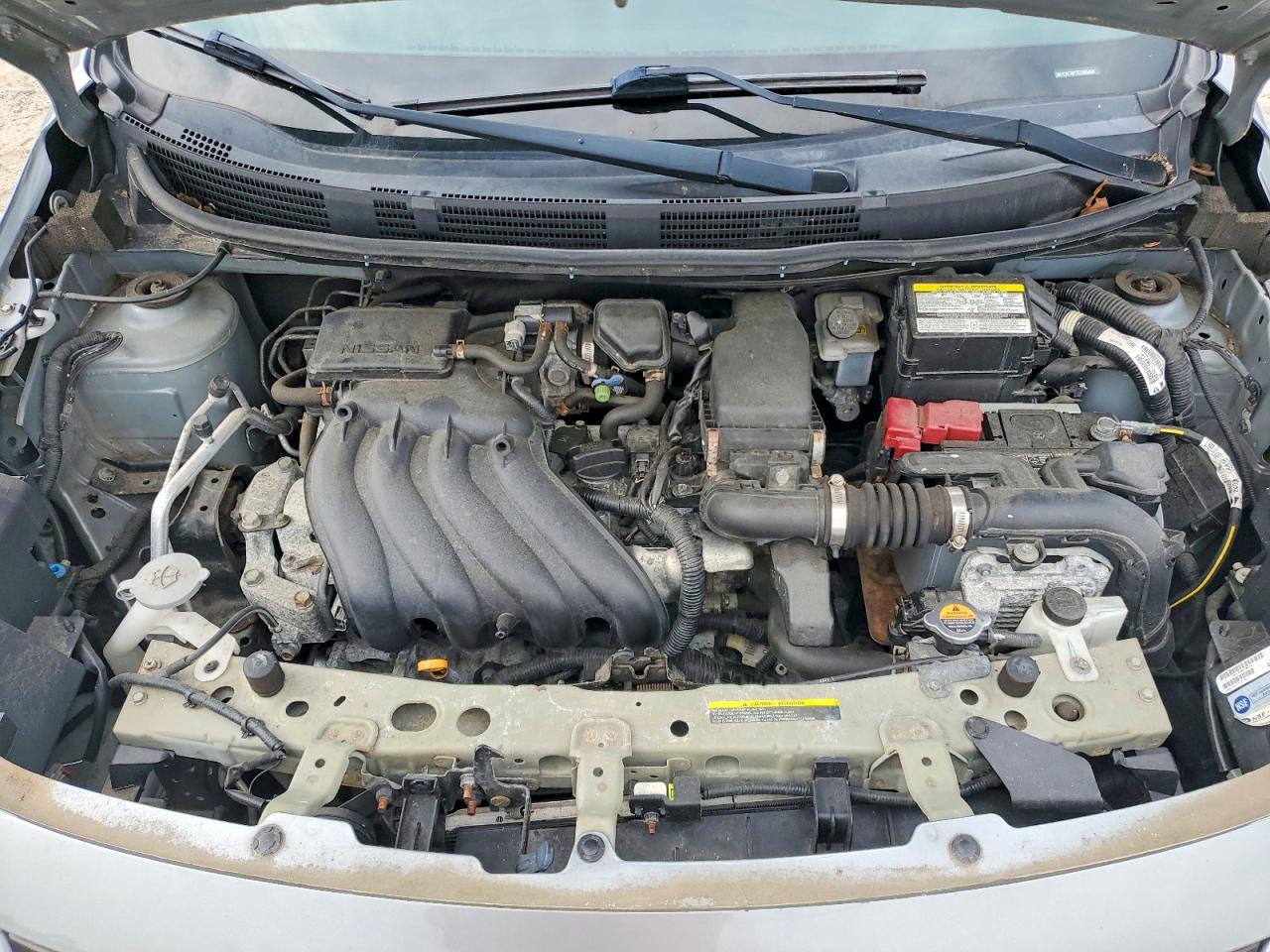 2014 Nissan Versa 1.6 S Silver vin: 3N1CN7AP7EL845458