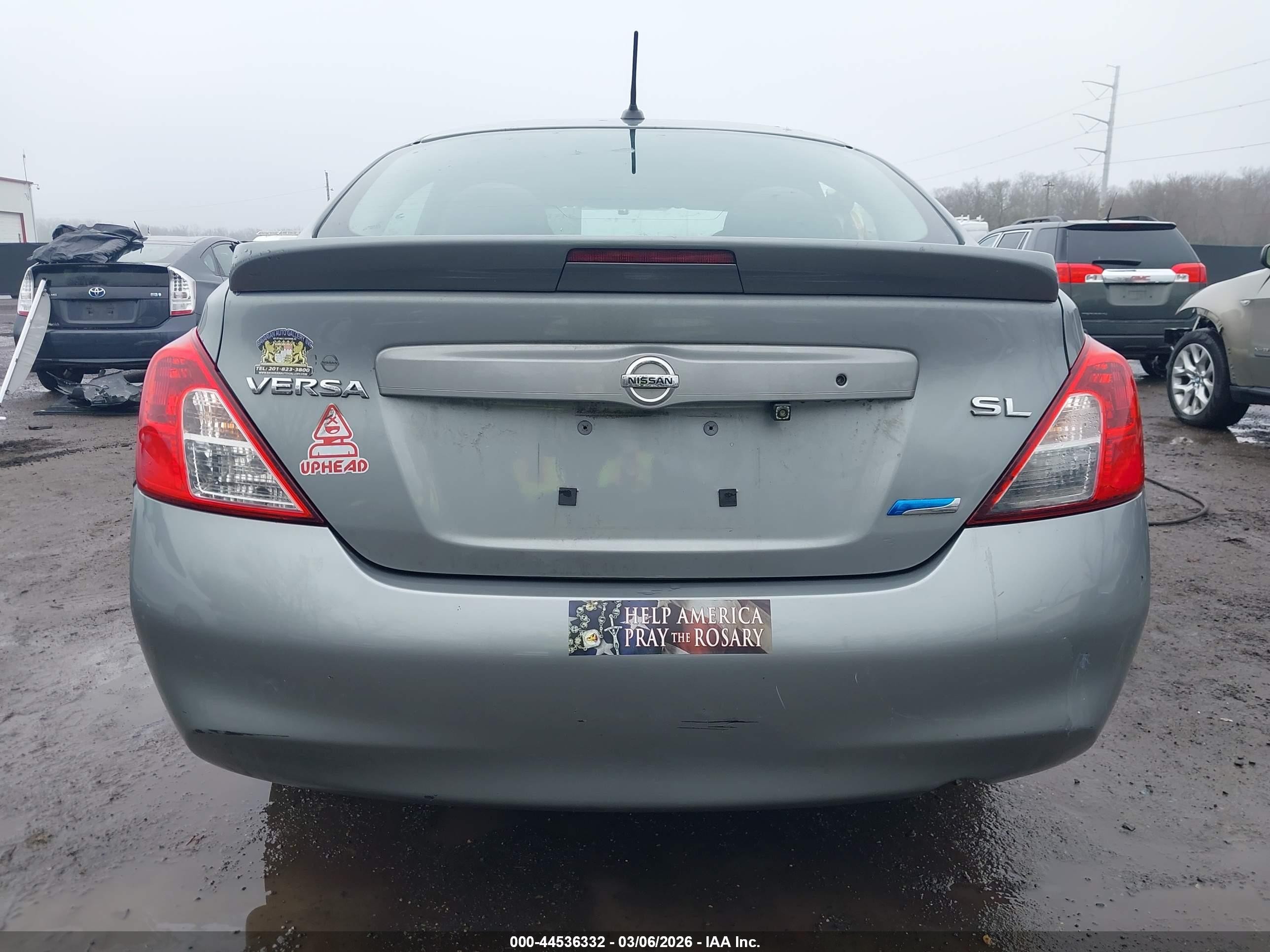 2014 Nissan Versa 1.6 Sl Silver vin: 3N1CN7AP7EL846027