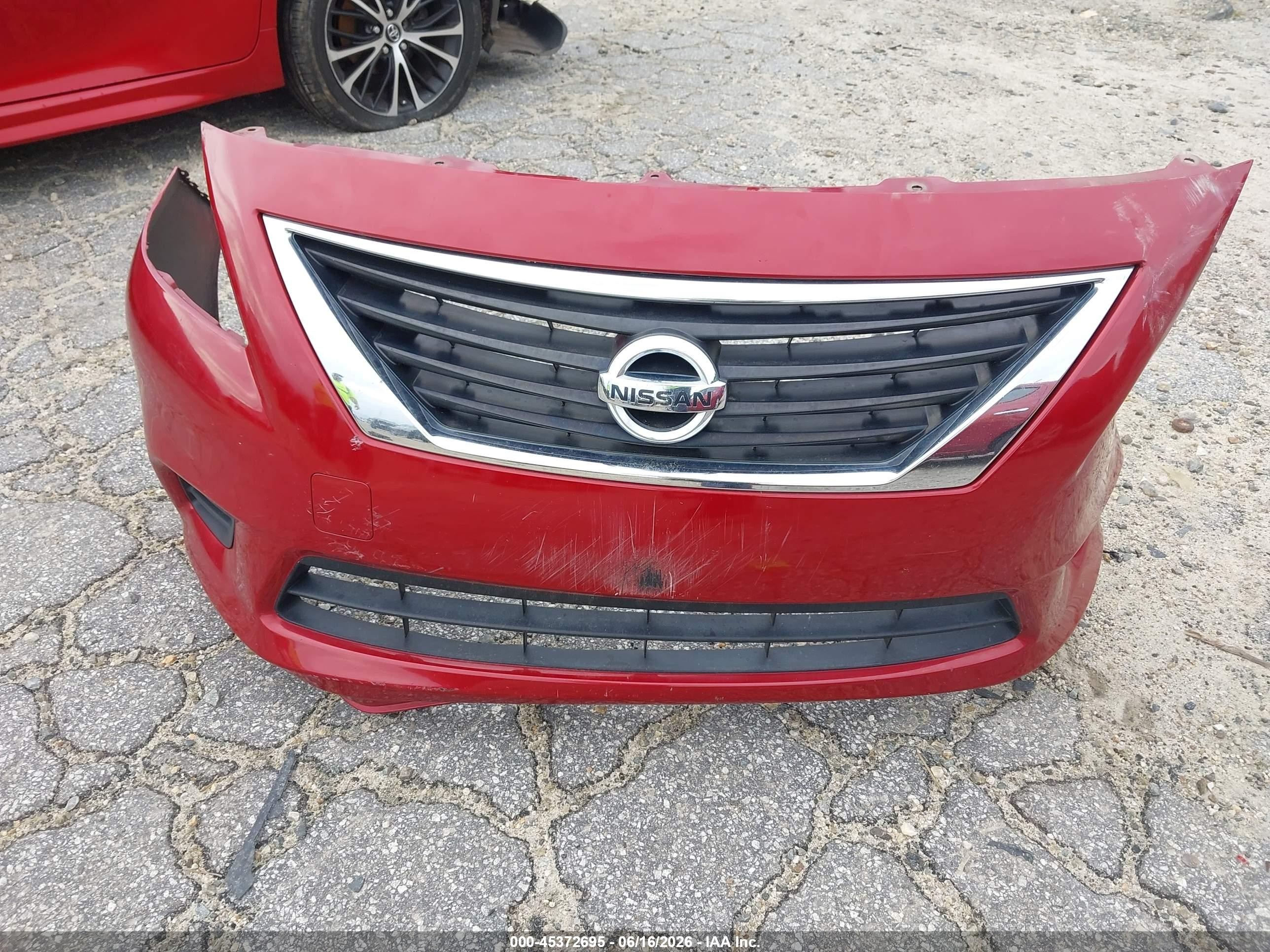 2014 Nissan Versa 1.6 Sv Red vin: 3N1CN7AP7EL876306