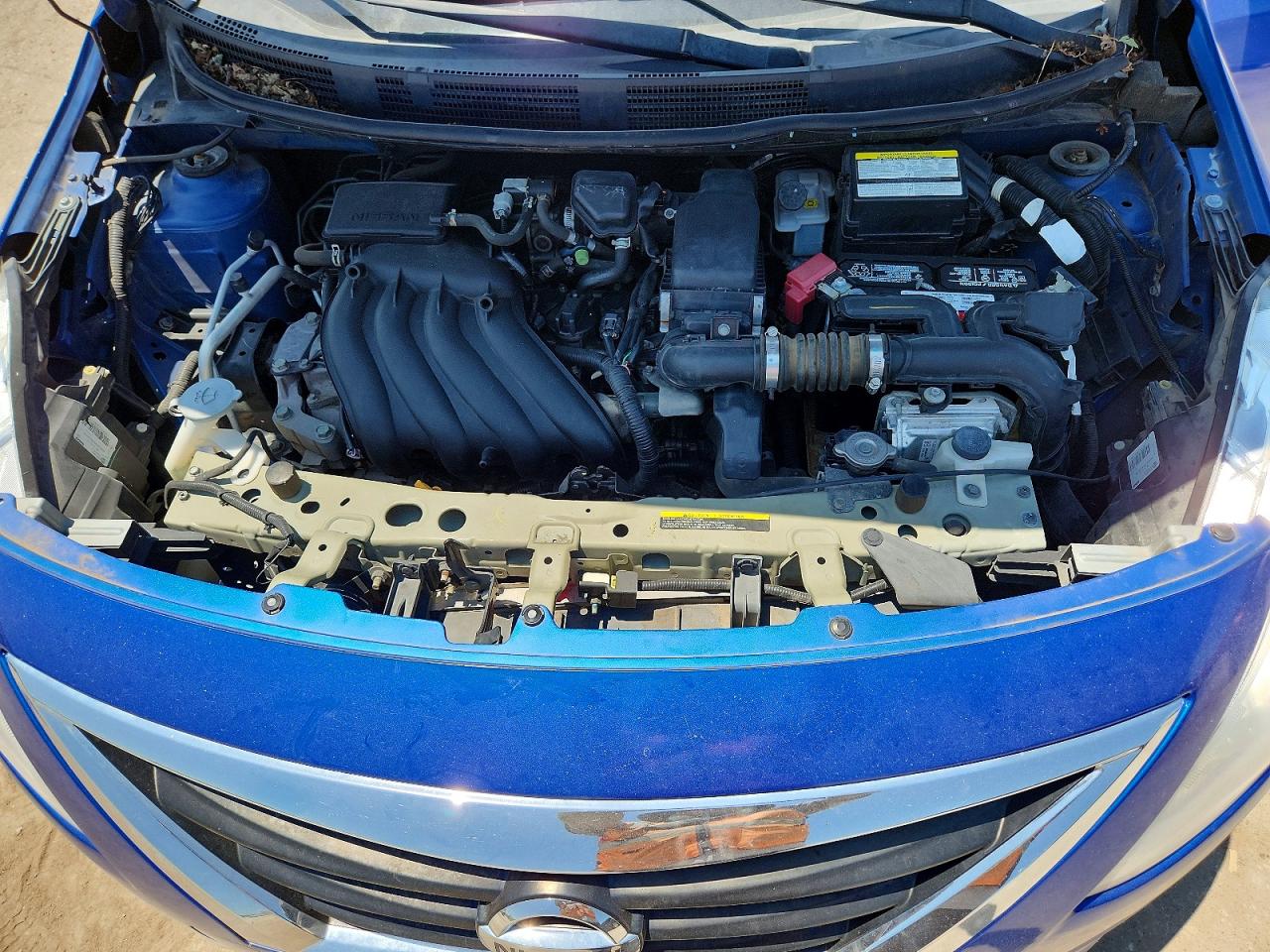 2015 Nissan Versa 1.6 S Plus Blue vin: 3N1CN7AP7FL807293