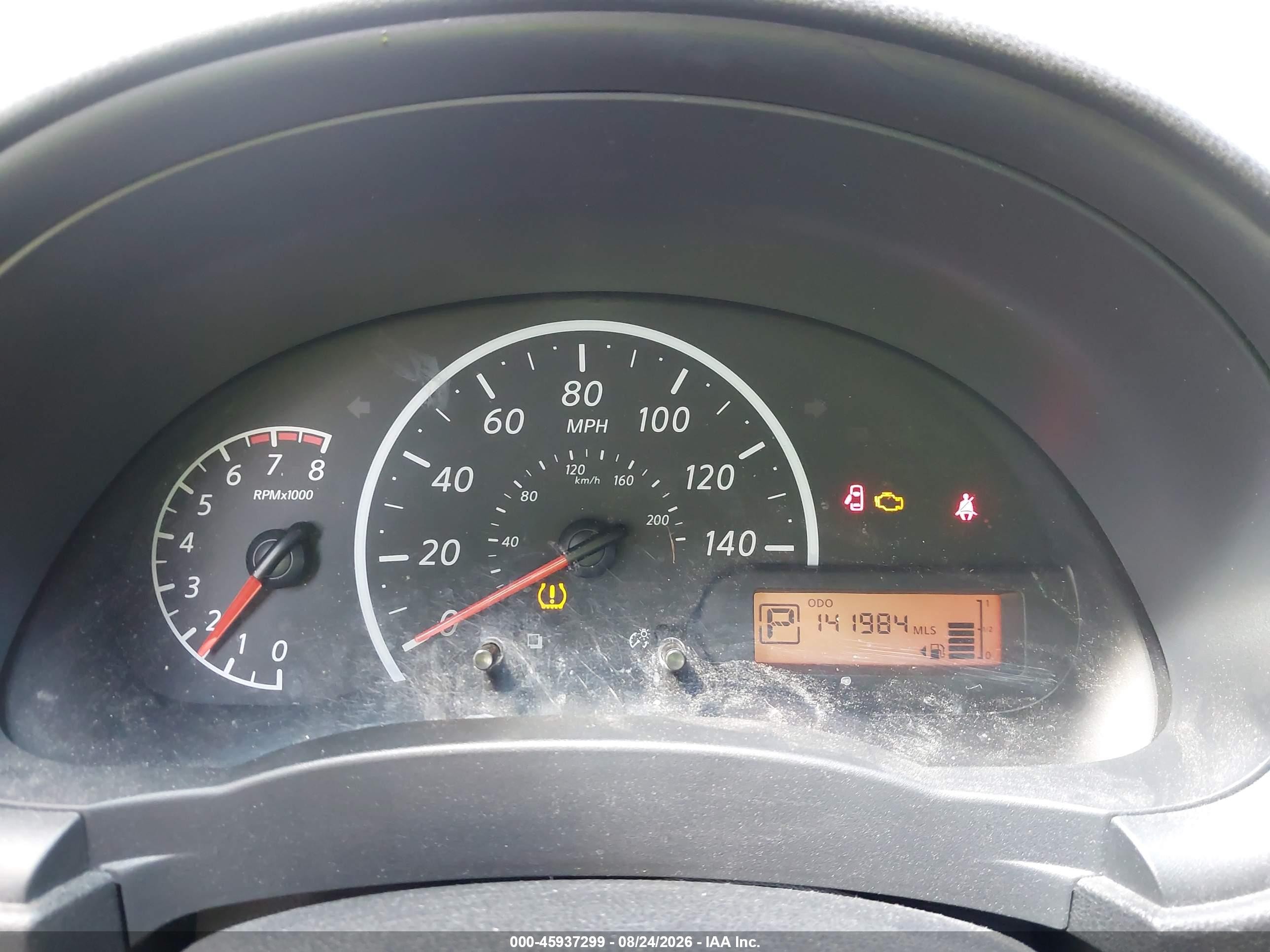 2015 Nissan Versa 1.6 S+ Red vin: 3N1CN7AP7FL820299