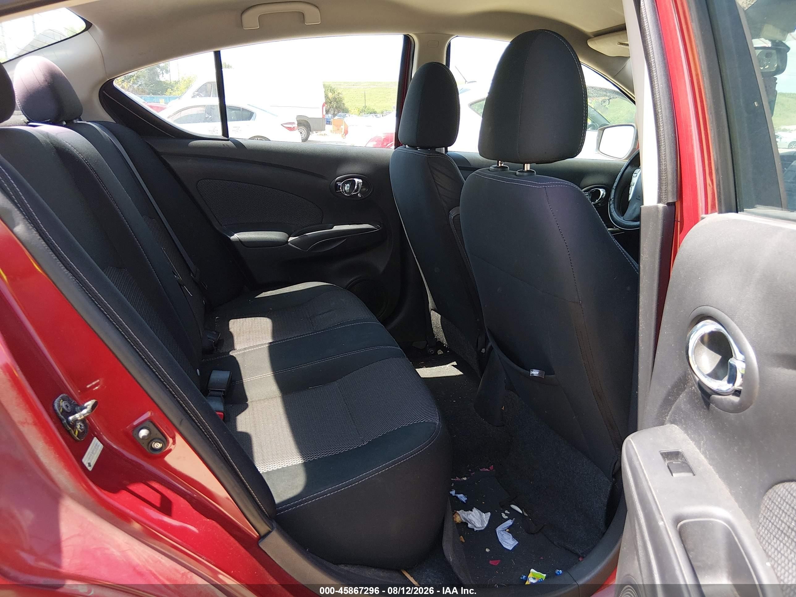 2015 Nissan Versa 1.6 Sv Red vin: 3N1CN7AP7FL841685