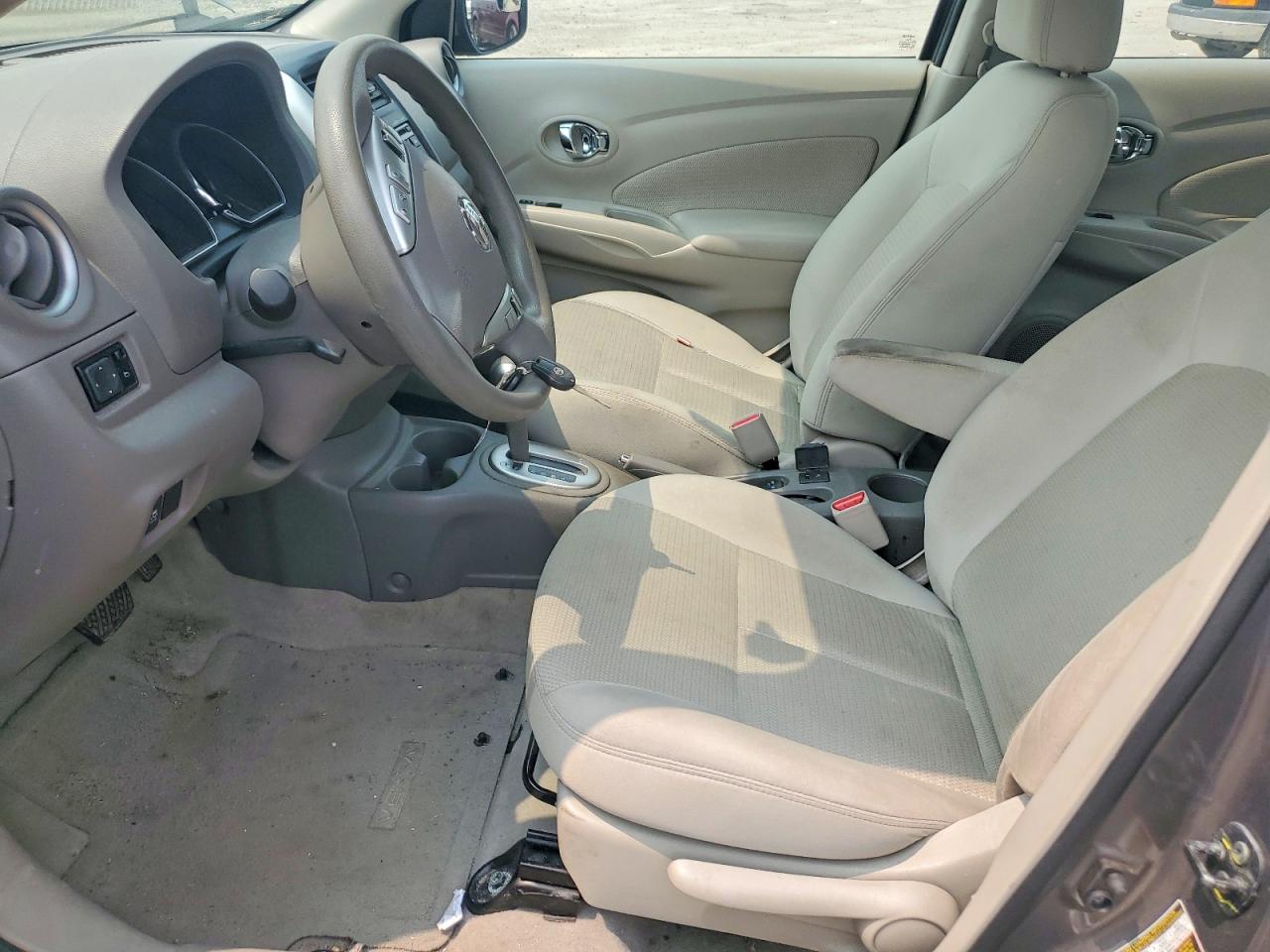 2015 Nissan Versa 1.6 Sv Gray vin: 3N1CN7AP7FL843016