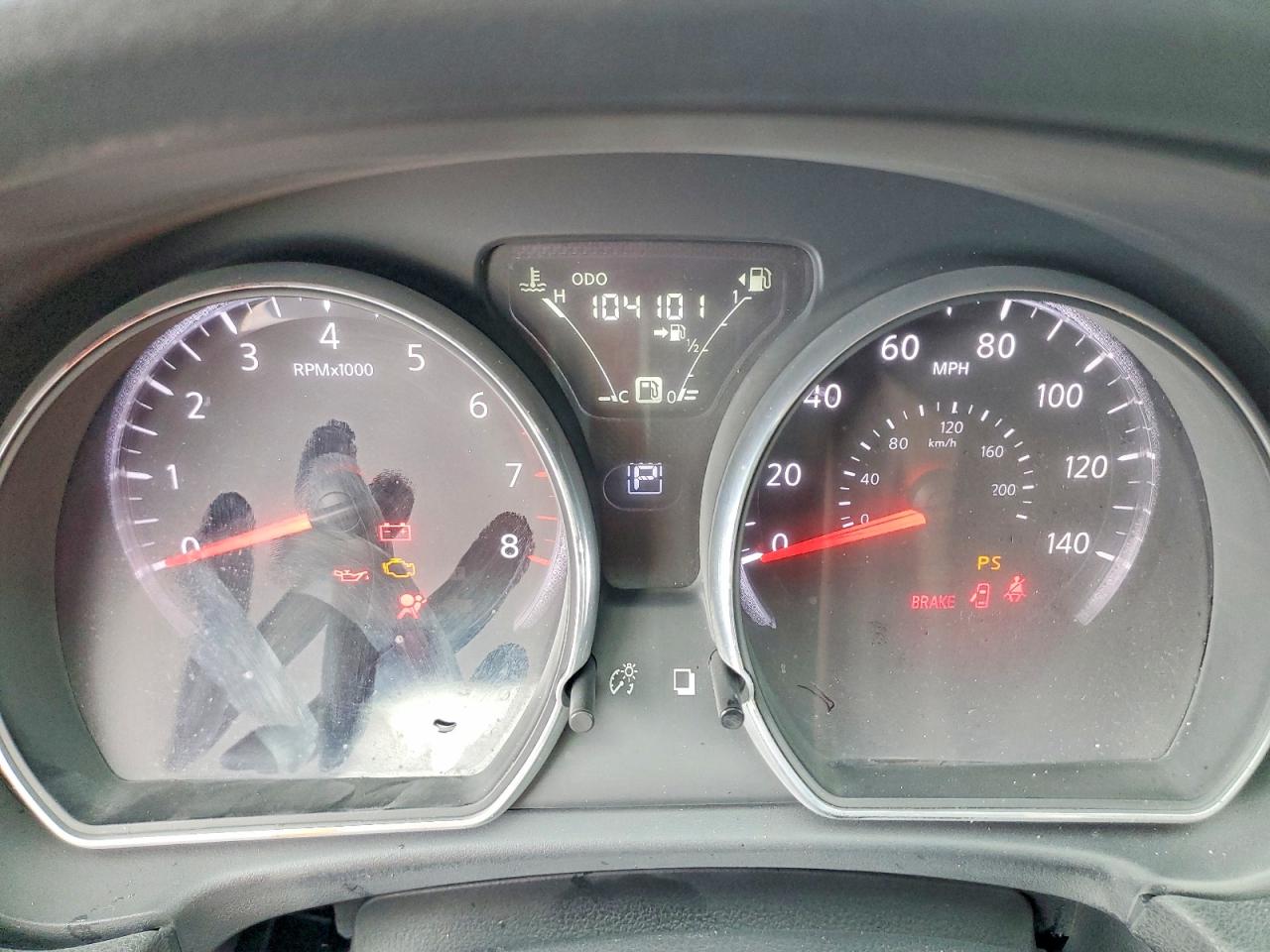 2015 Nissan Versa 1.6 Sv Gray vin: 3N1CN7AP7FL852282