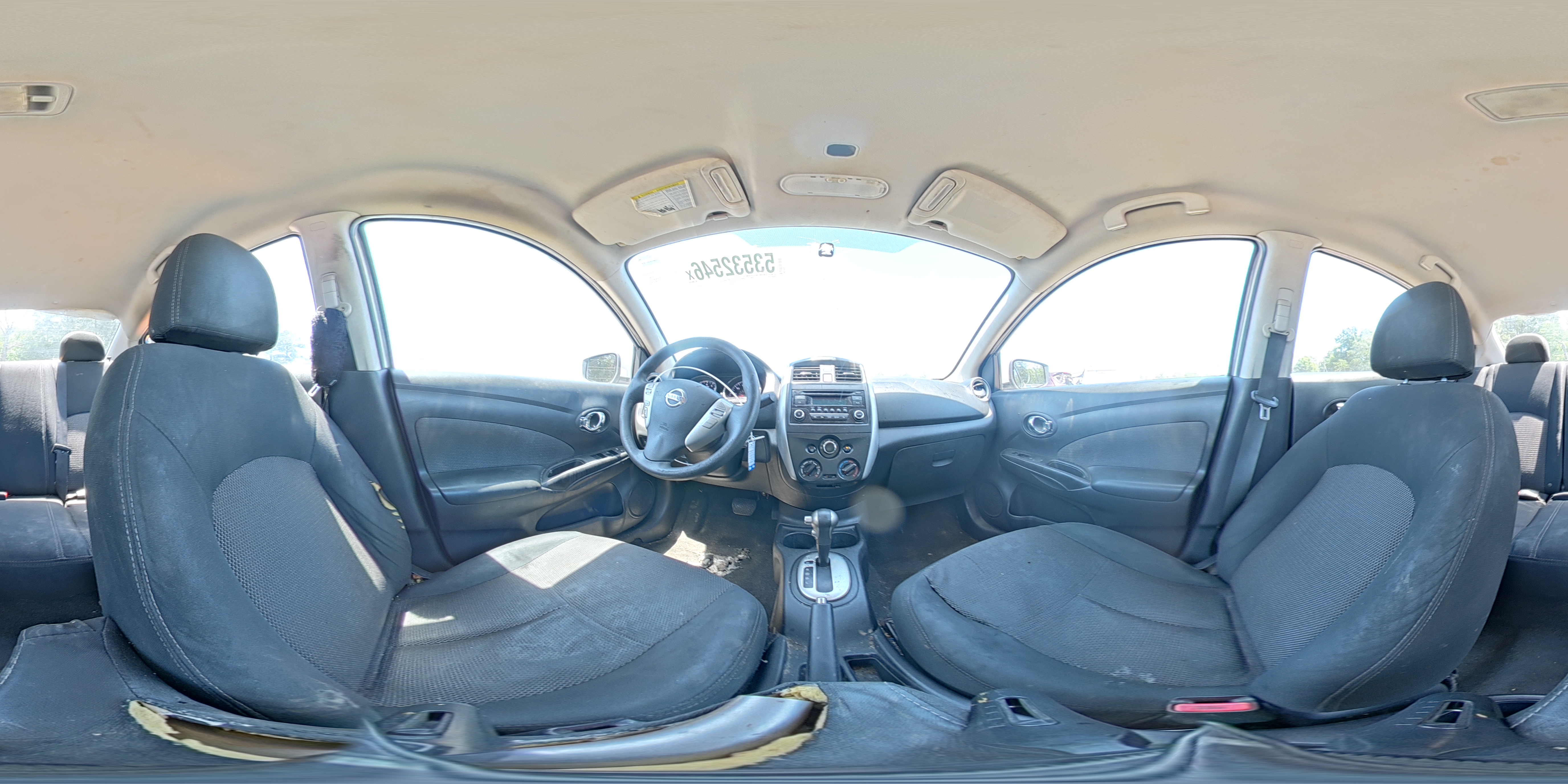 2015 Nissan Versa 1.6 Sv Silver vin: 3N1CN7AP7FL852623