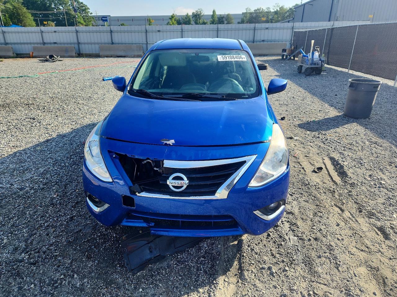 2015 Nissan Versa 1.6 Sv Blue vin: 3N1CN7AP7FL893253