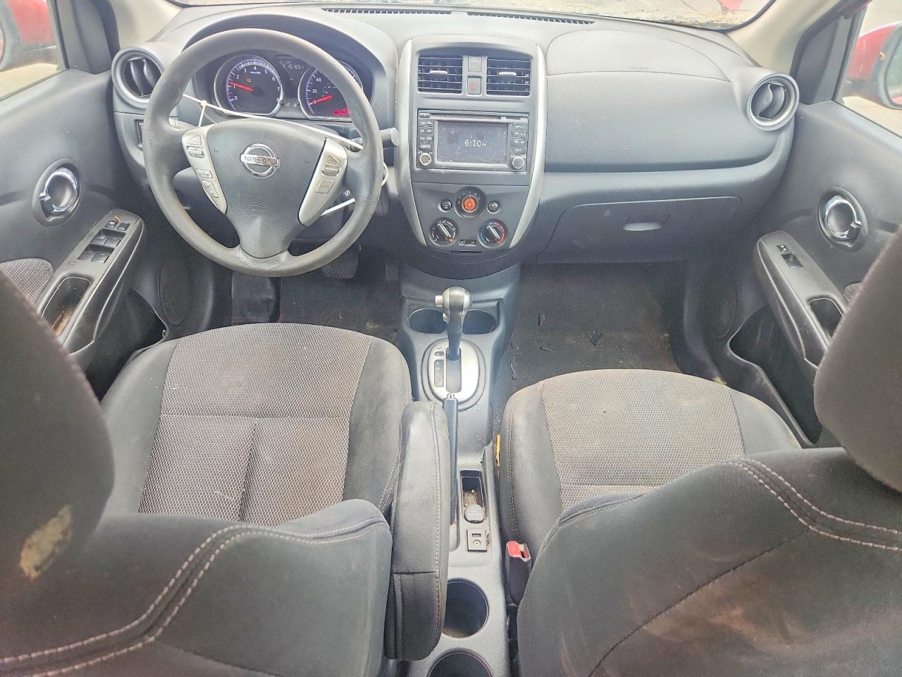2015 Nissan Versa 1.6 Sv Red vin: 3N1CN7AP7FL898615