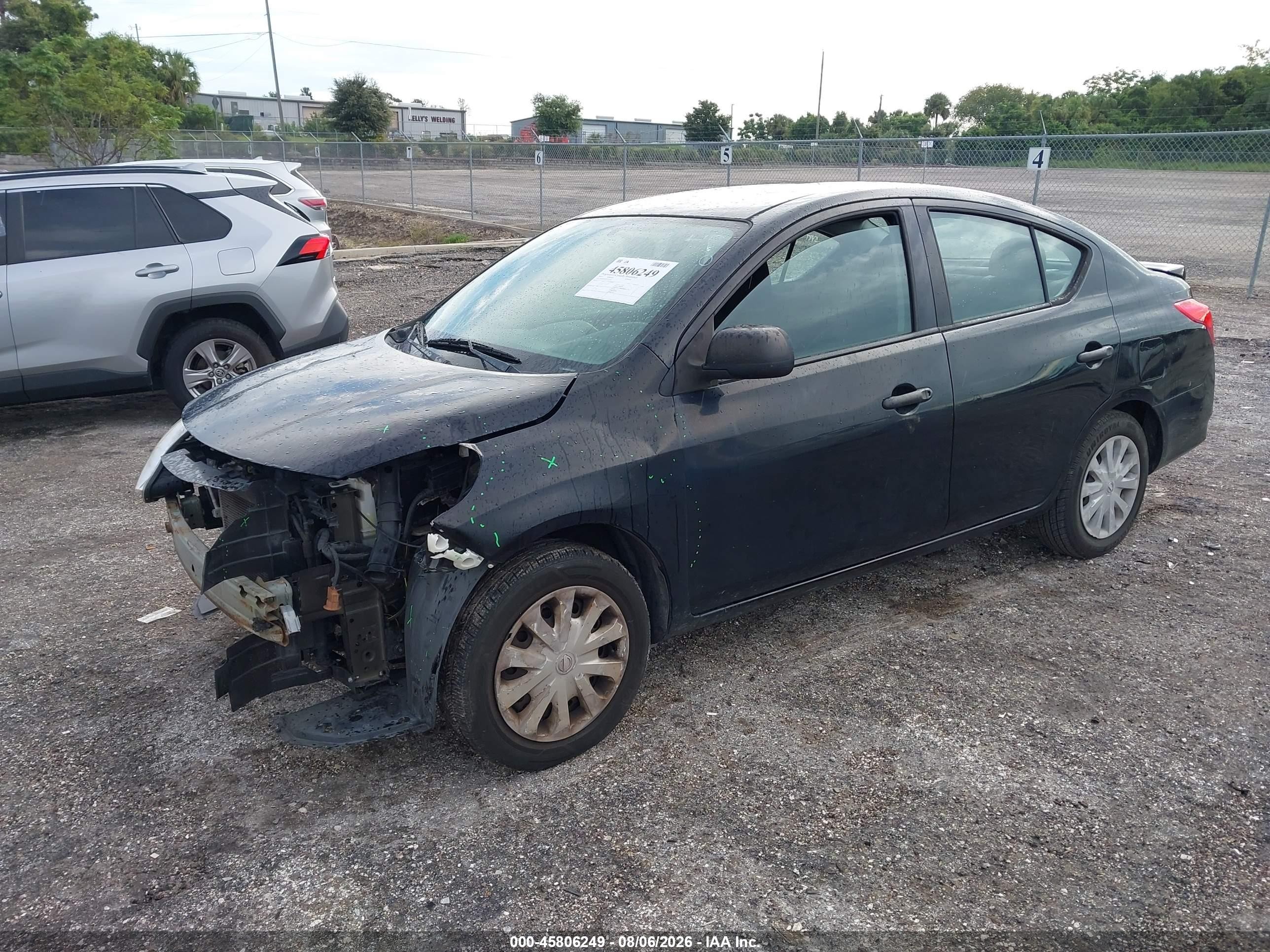2015 Nissan Versa 1.6 S+ Black vin: 3N1CN7AP7FL914375