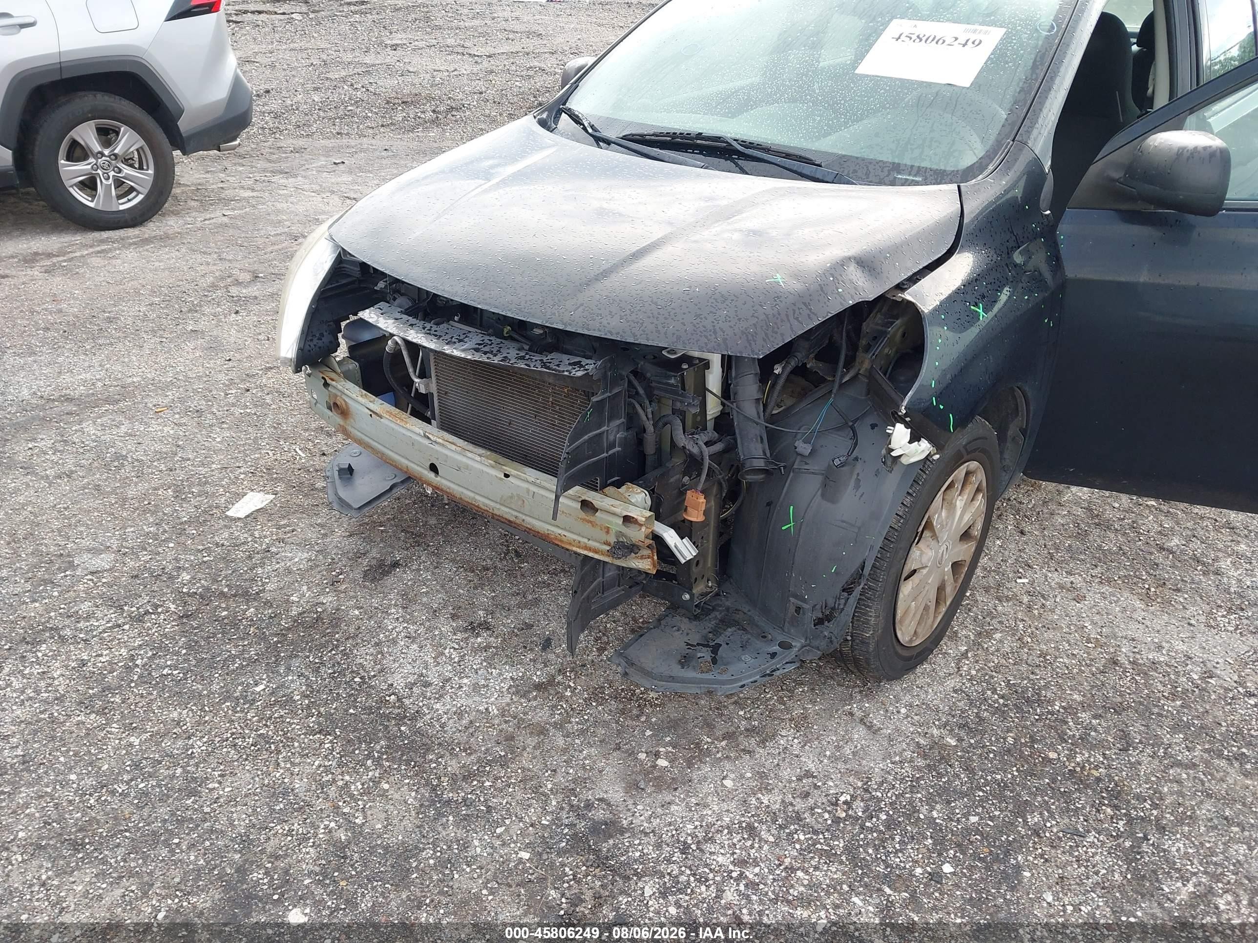 2015 Nissan Versa 1.6 S+ Black vin: 3N1CN7AP7FL914375