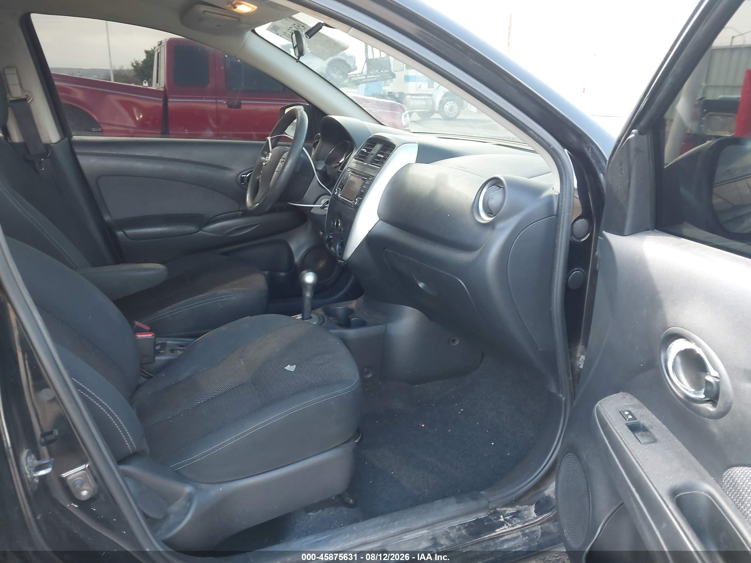 2015 Nissan Versa 1.6 Sv Black vin: 3N1CN7AP7FL924341