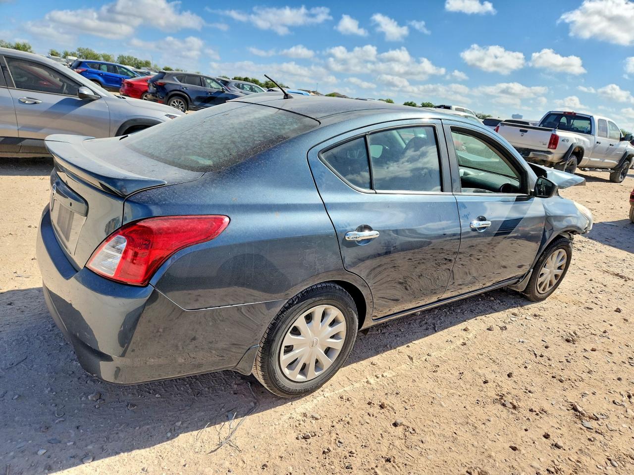 2015 Nissan Versa 1.6 Sv Blue vin: 3N1CN7AP7FL952995