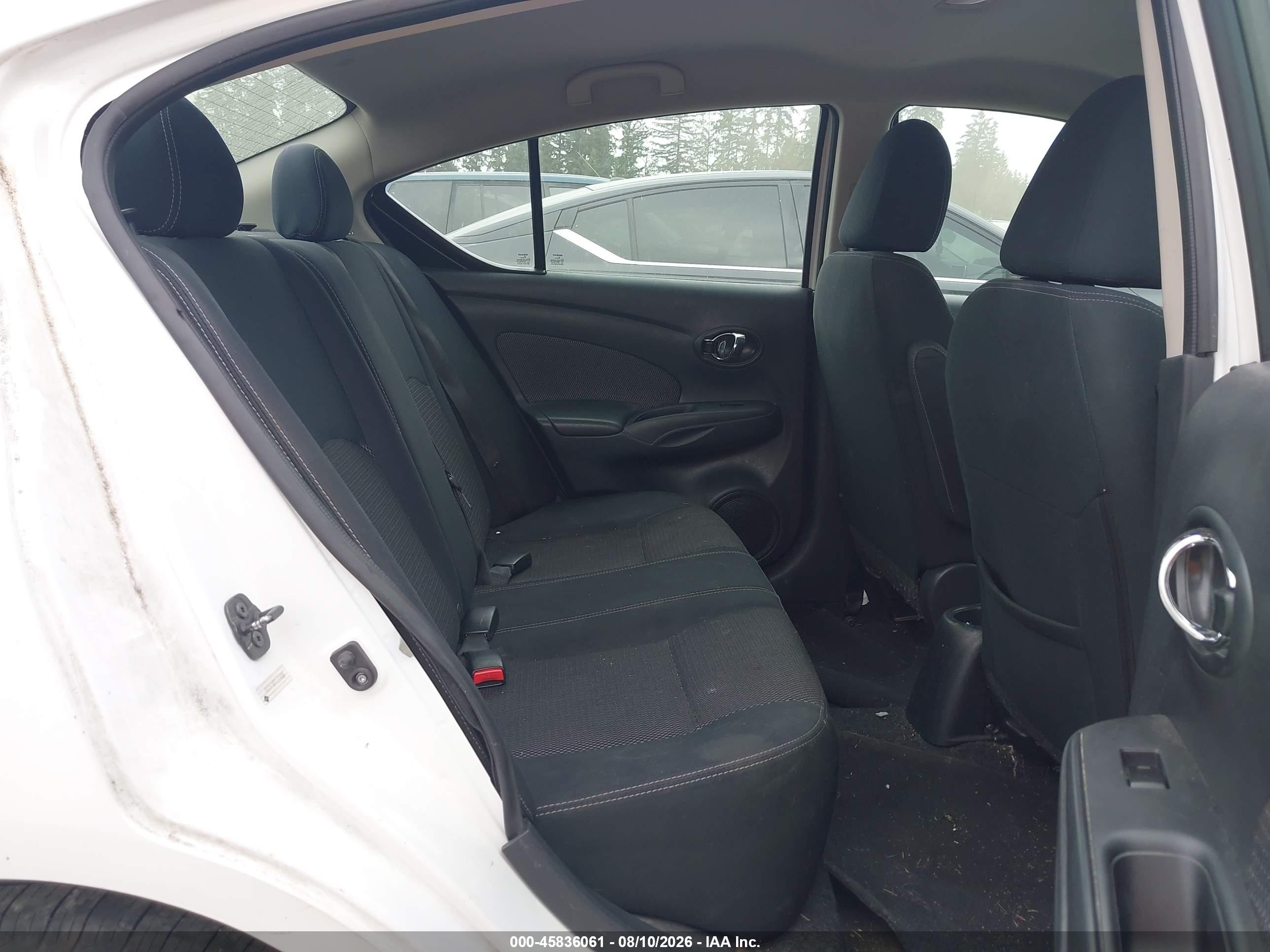 2016 Nissan Versa 1.6 S/1.6 S+/1.6 Sl/1.6 Sv White vin: 3N1CN7AP7GL834608