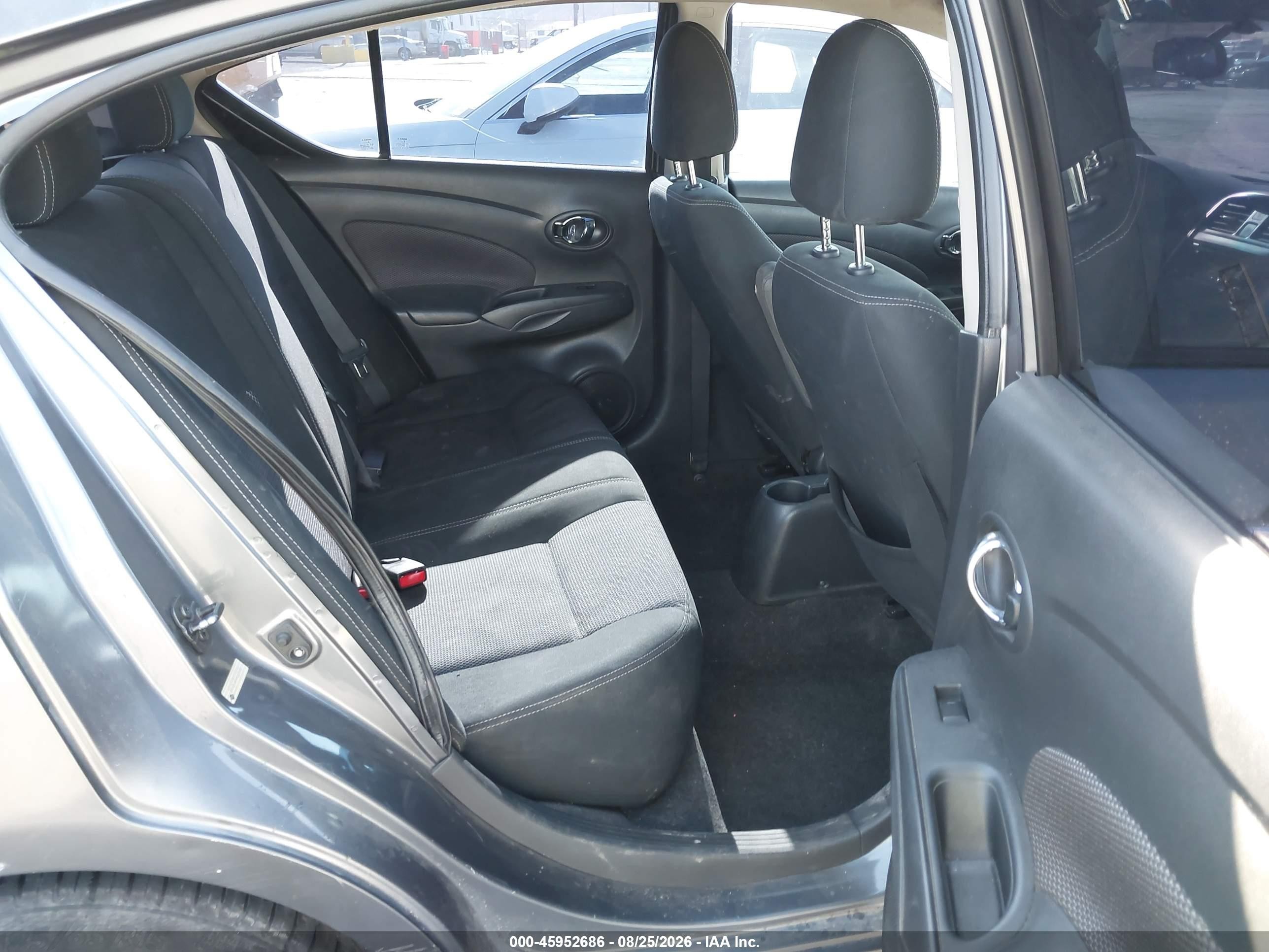 2017 Nissan Versa 1.6 Sv Gray vin: 3N1CN7AP7HL839518
